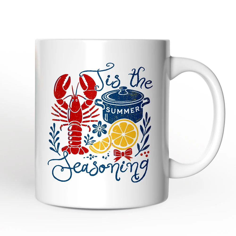 Tis The Seasoning Ceramic Mug - Image 2