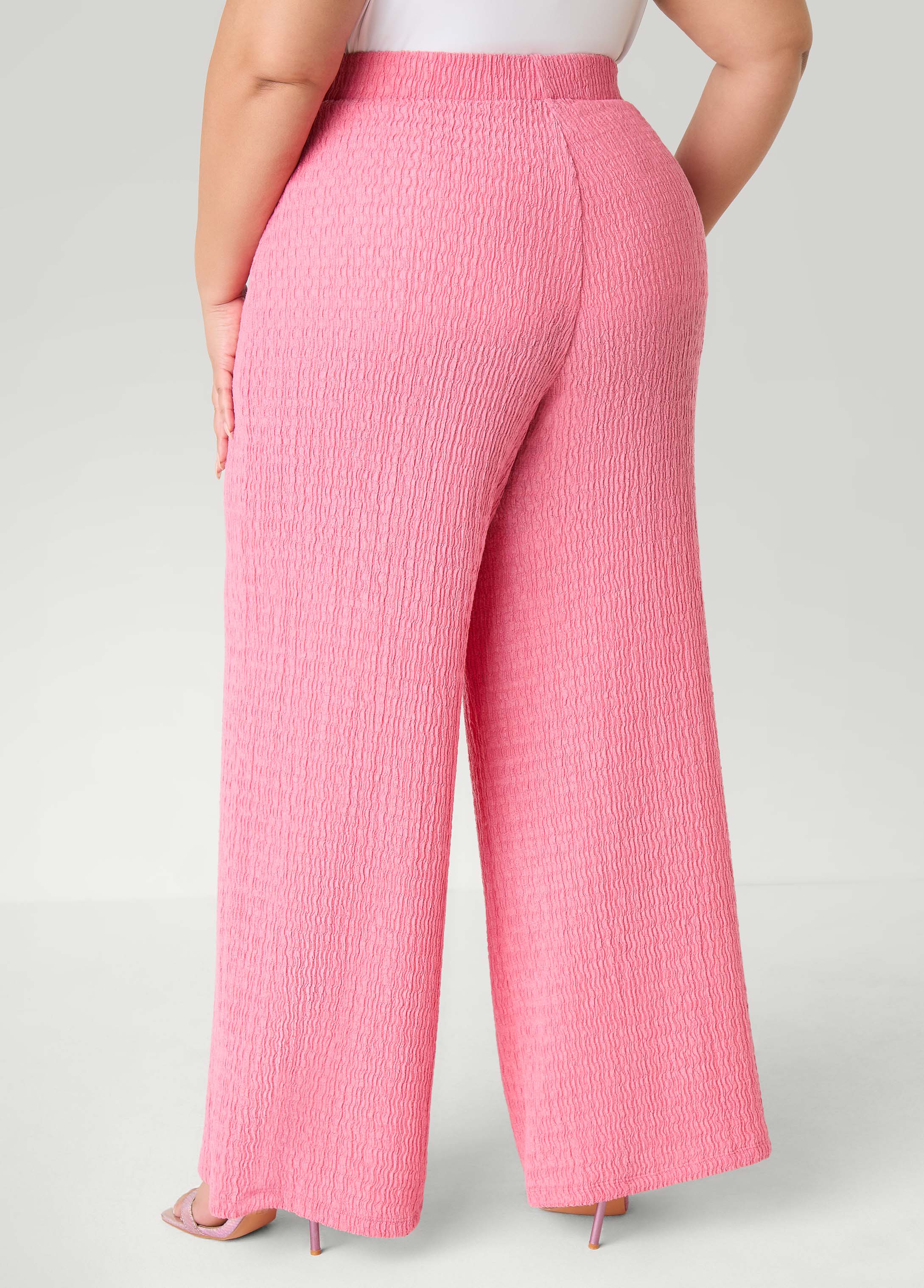 Textured Pull On Pants - Image 5