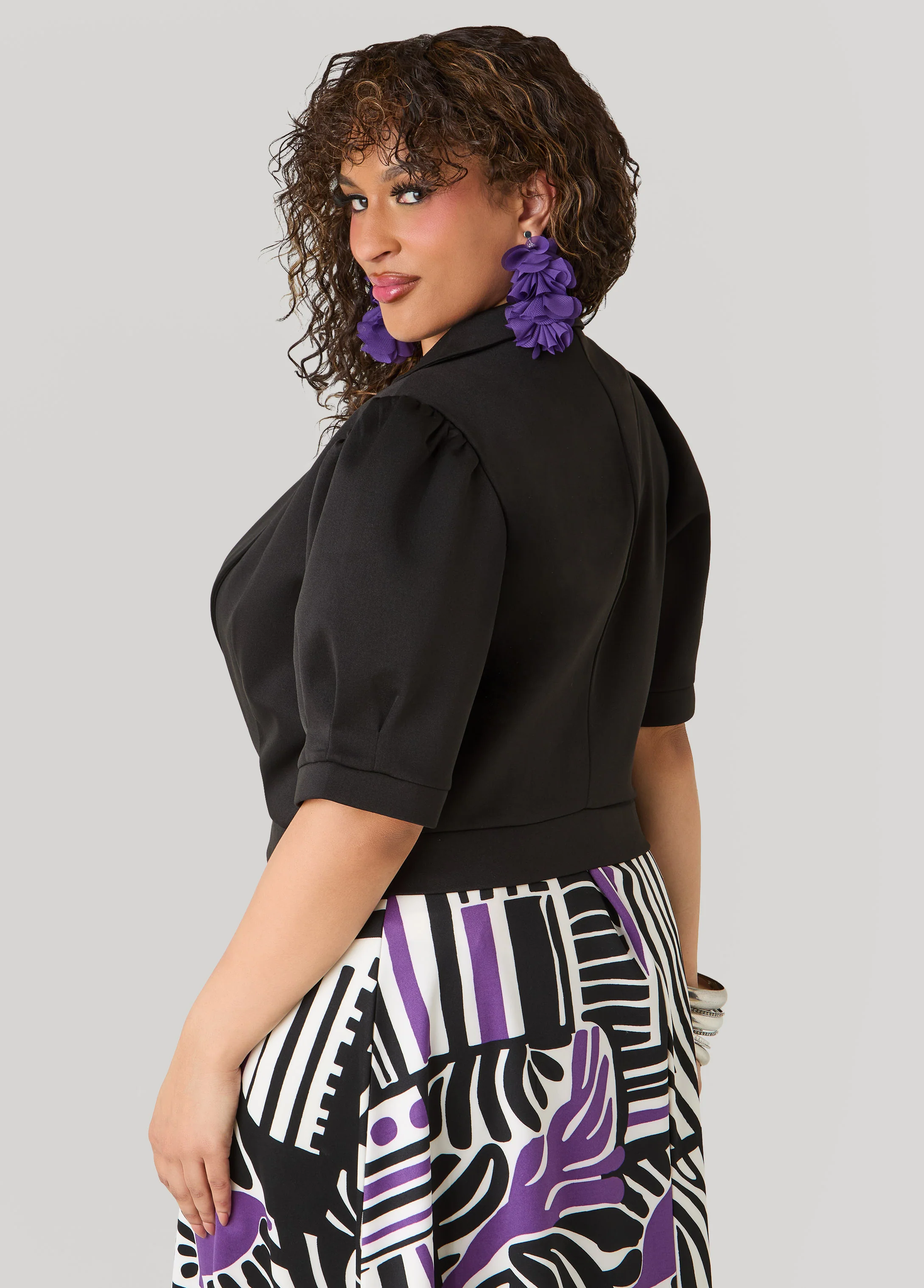 Cropped Scuba Jacket - Image 2