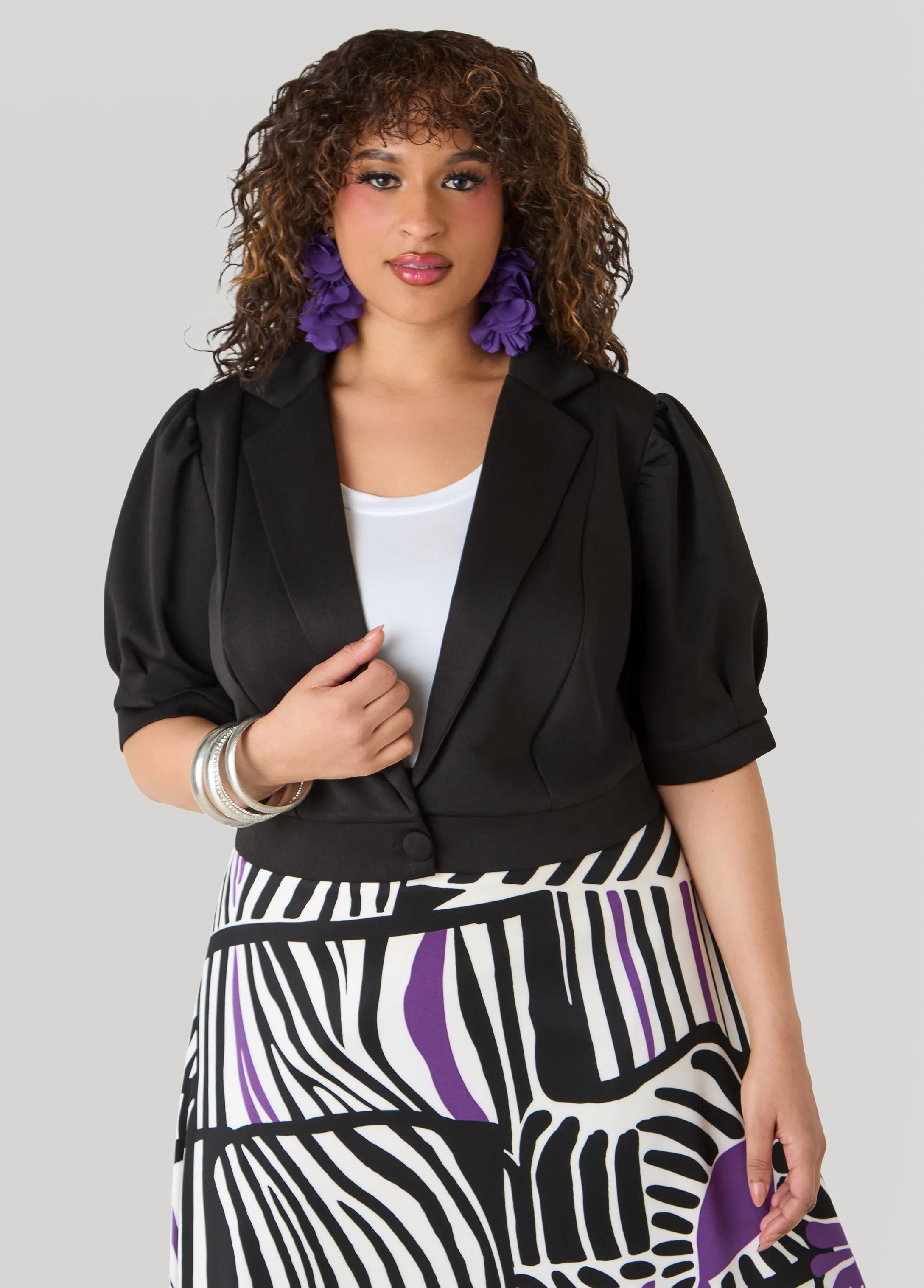 Cropped Scuba Jacket - Image 3