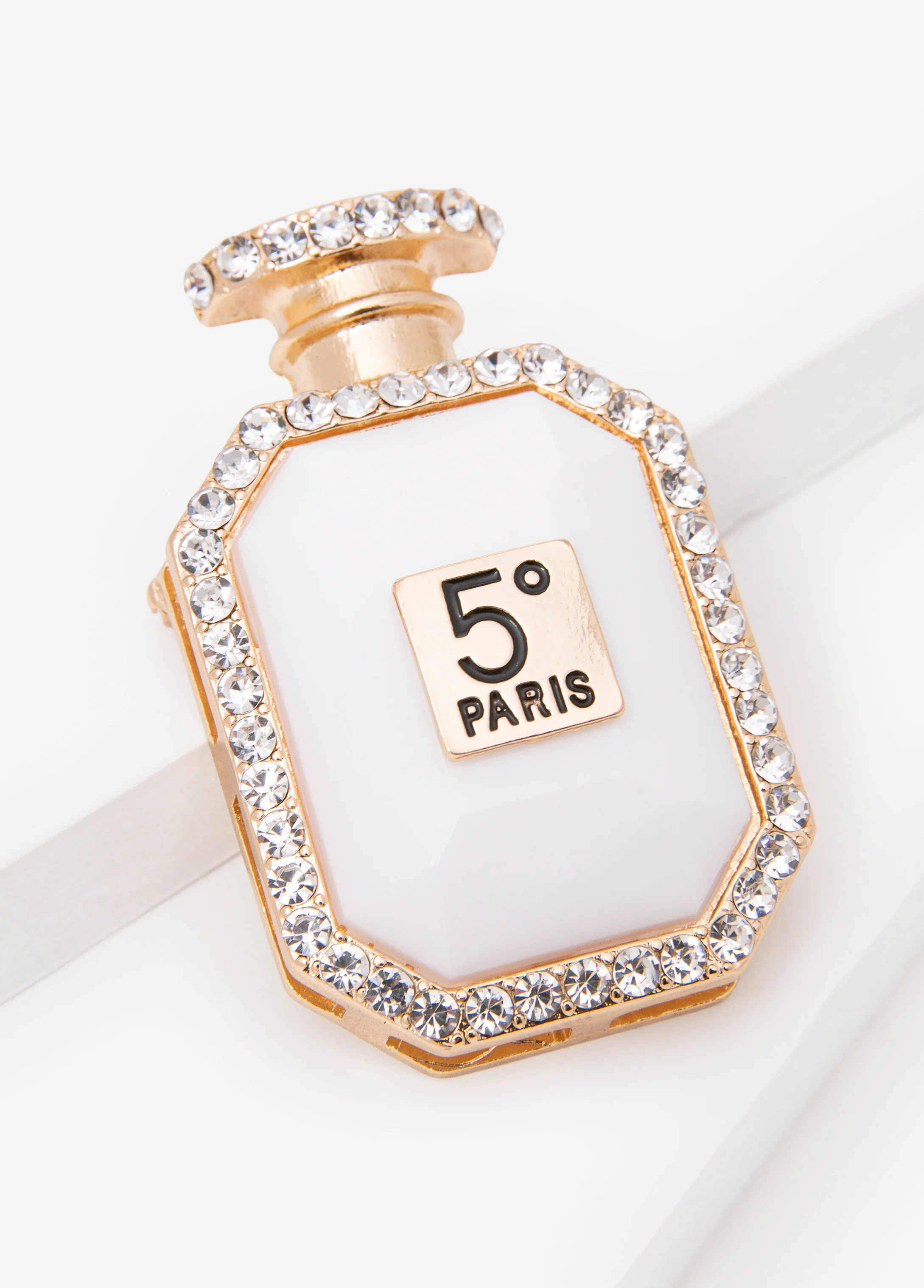 No 5 Perfume Bottle Brooch - Image 3
