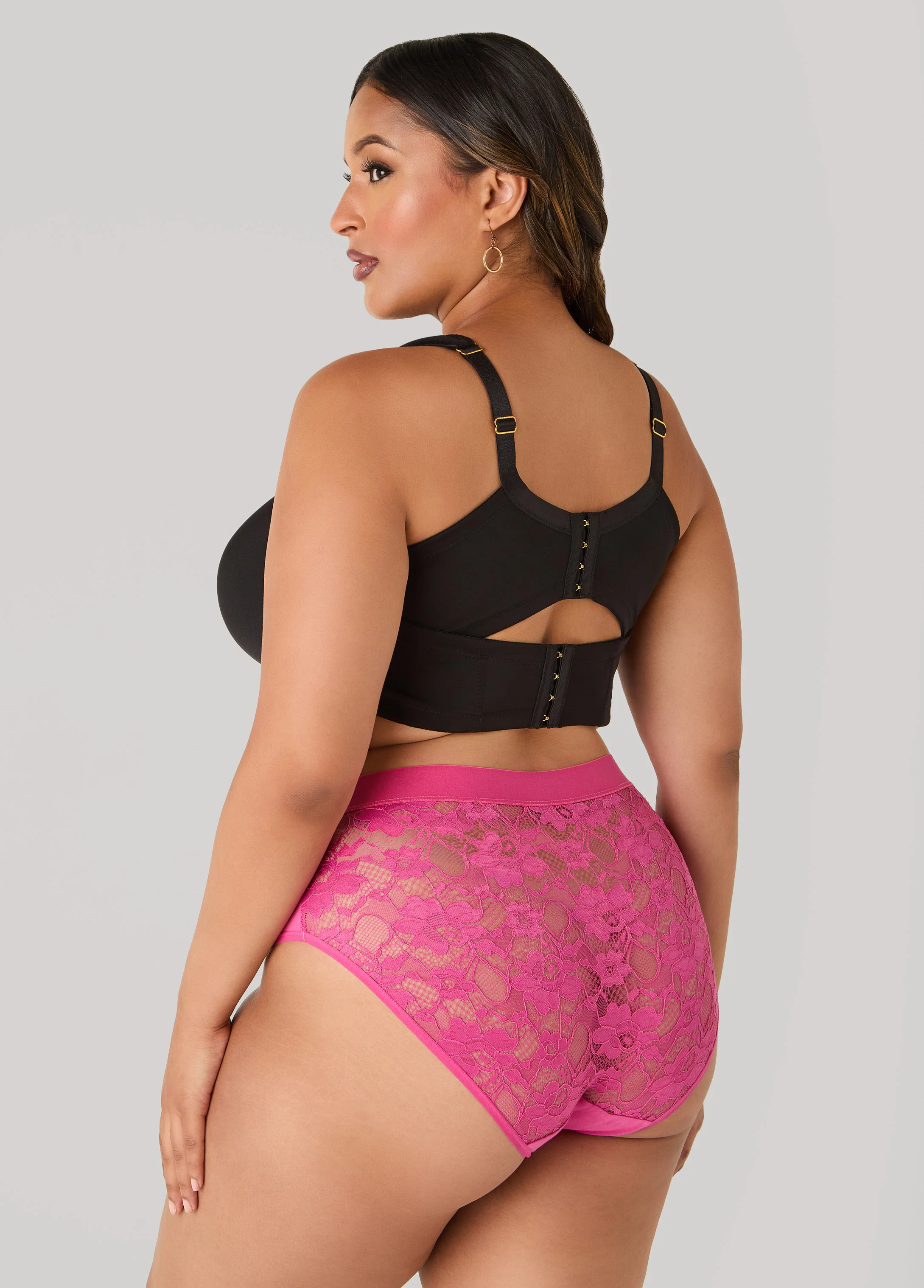 Lace Paneled Hipster Panty - Image 2