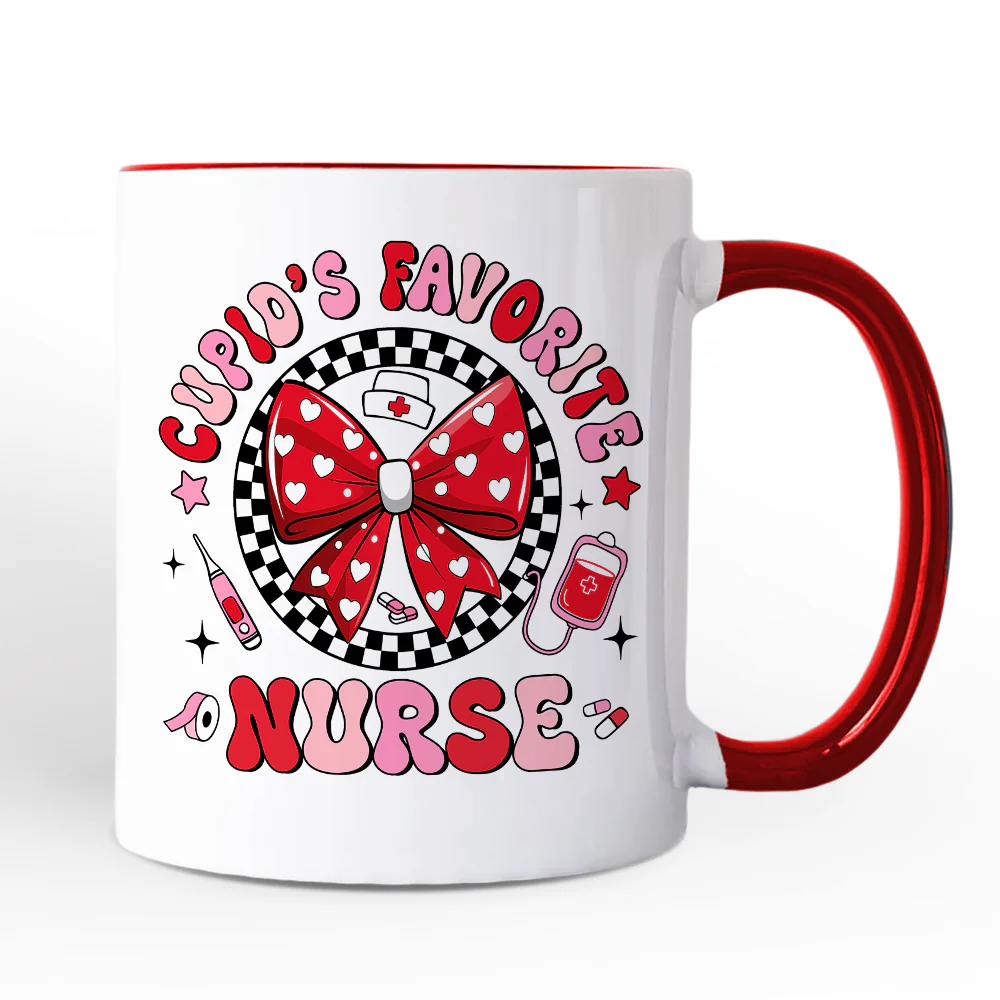 Cupids Favorite Nurse Mug - Image 2