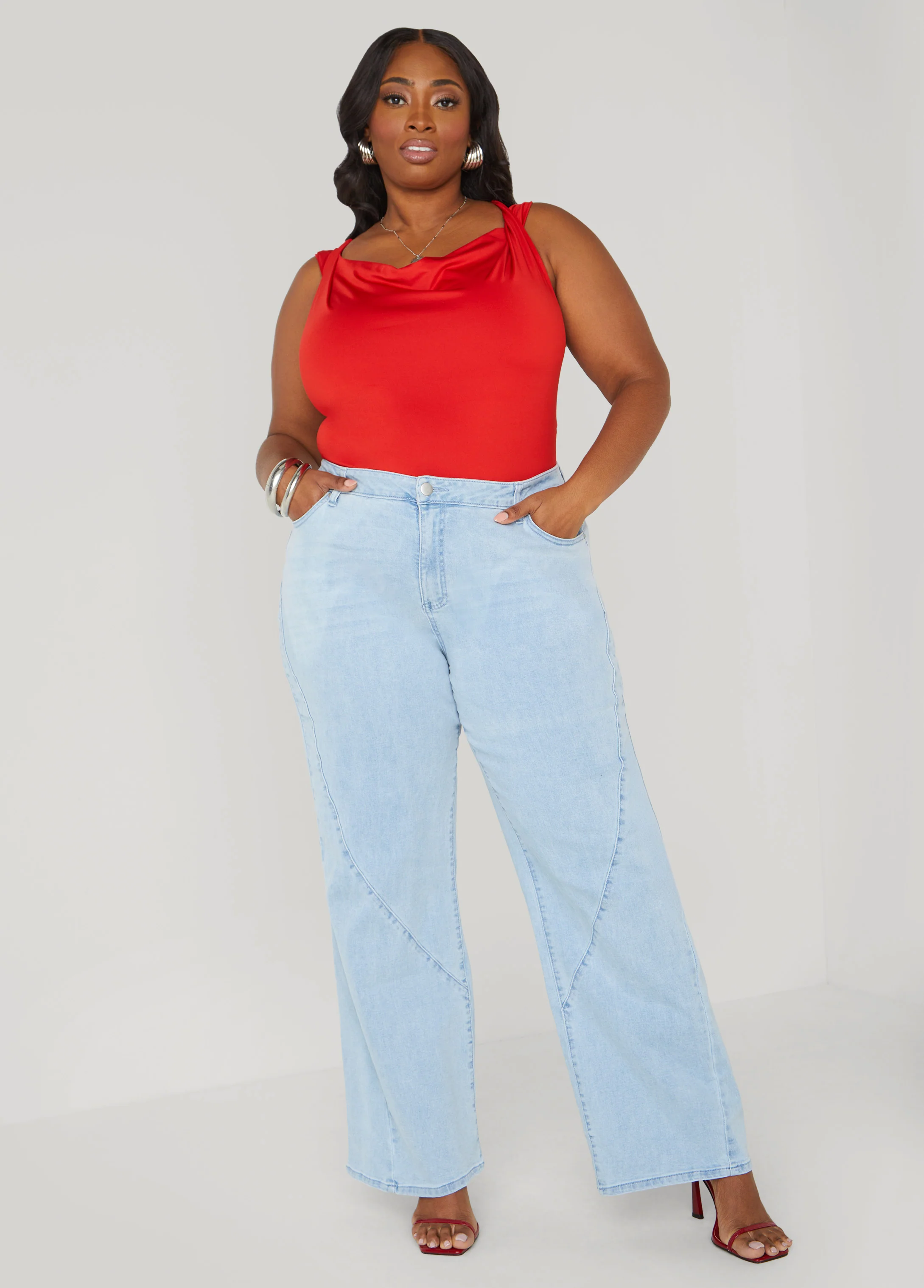 Twisted Cowl Neck Top - Image 11