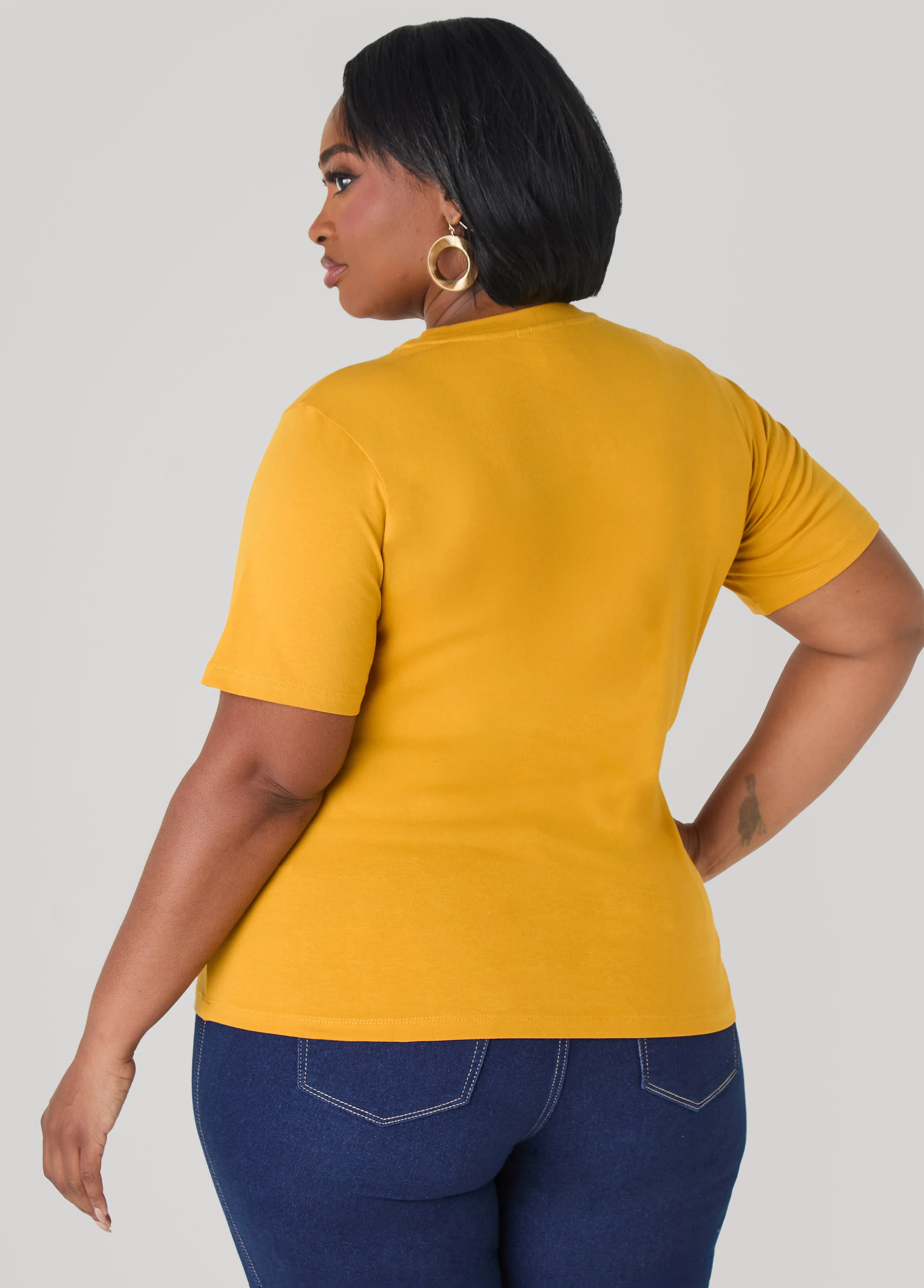 Demure Crystal Graphic Tee - Image 2