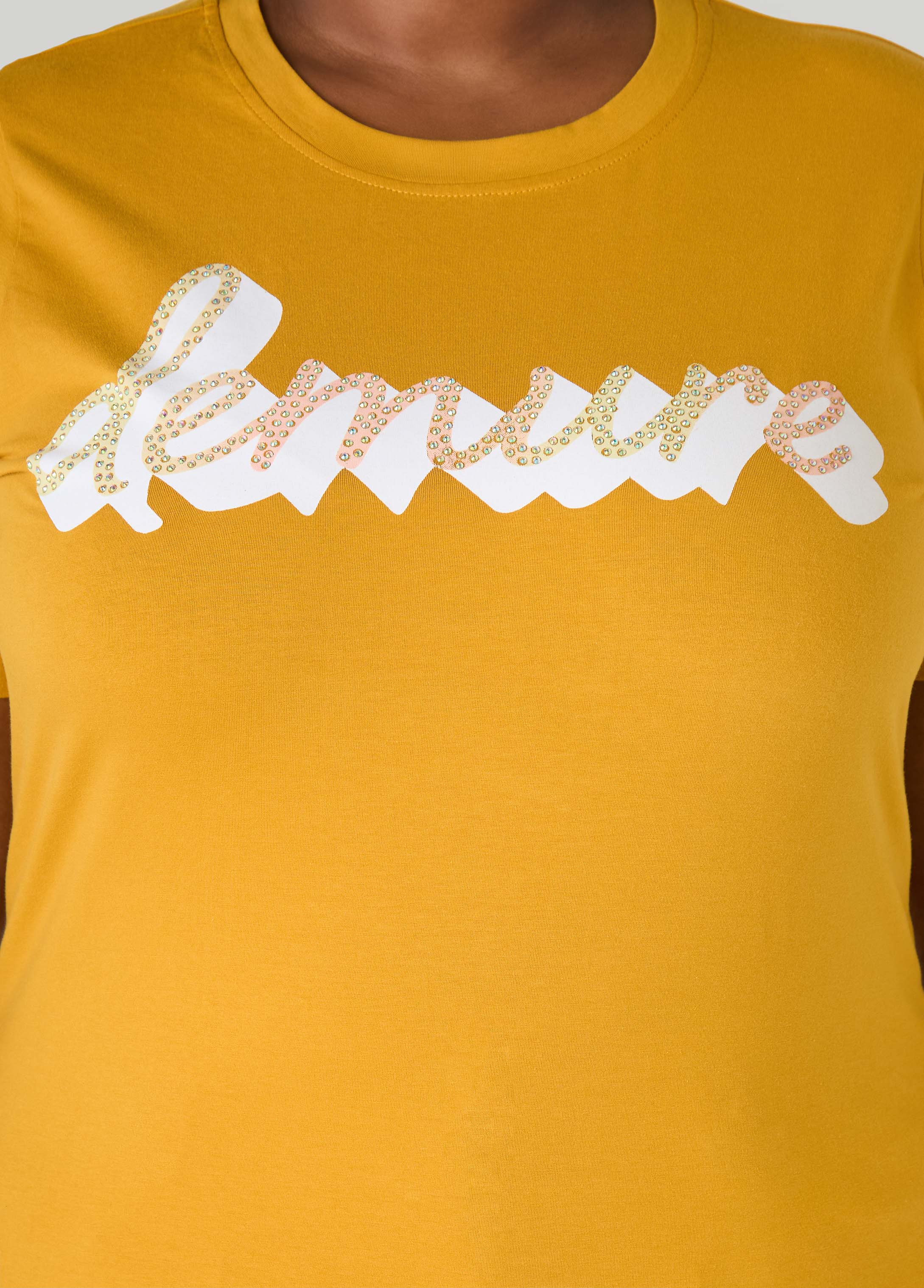 Demure Crystal Graphic Tee - Image 4