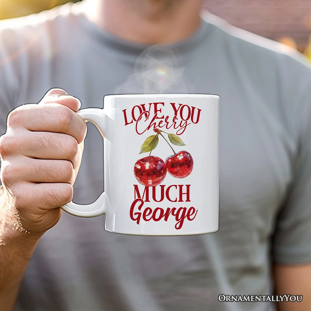 Love You Cherry Much Ceramic Mug - Image 4