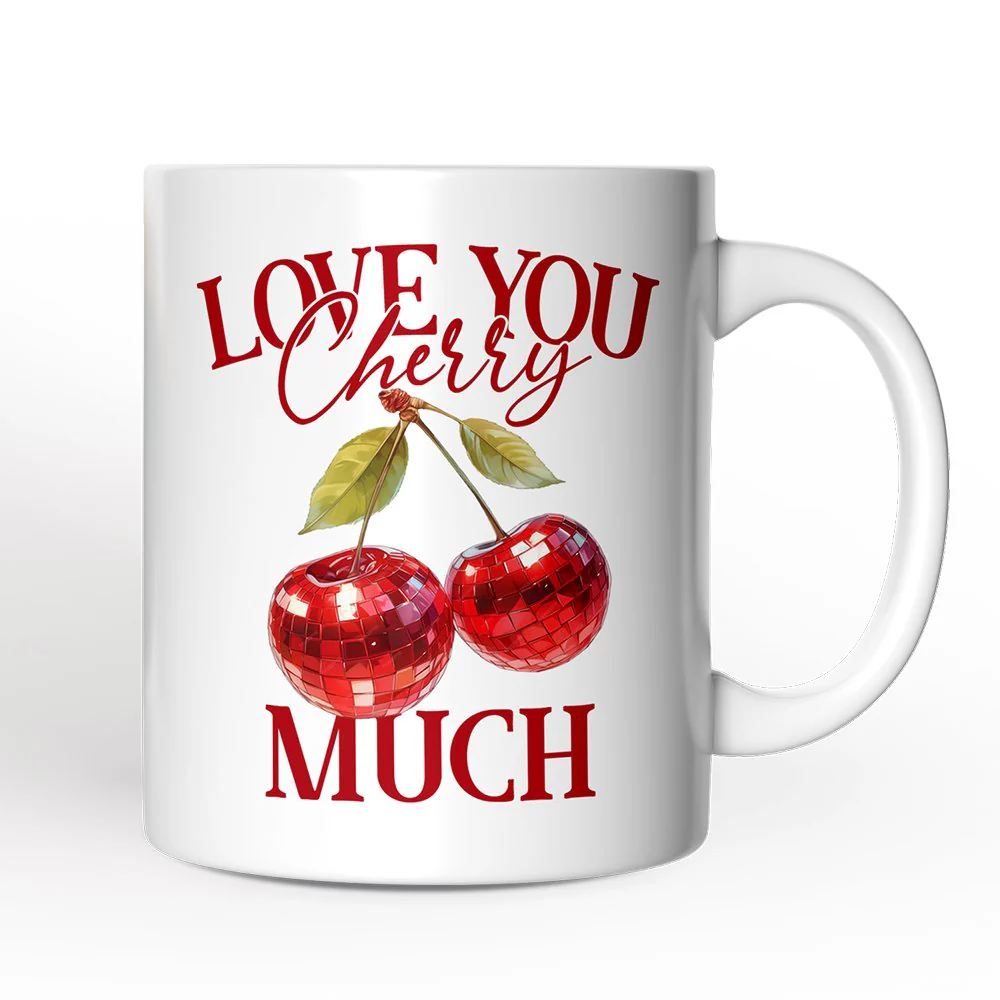 Love You Cherry Much Ceramic Mug - Image 5