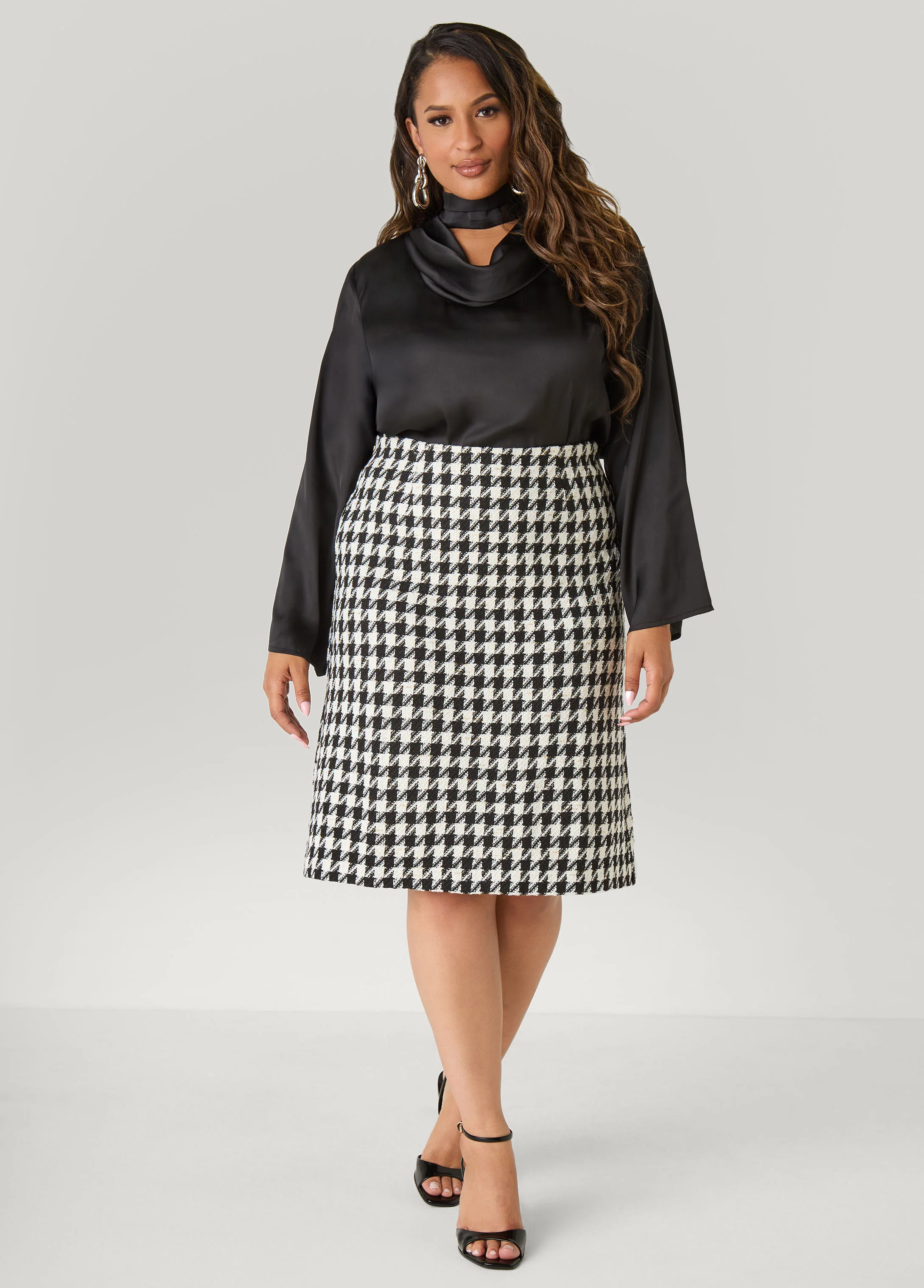 Cutout Cowl Neck Blouse - Image 3