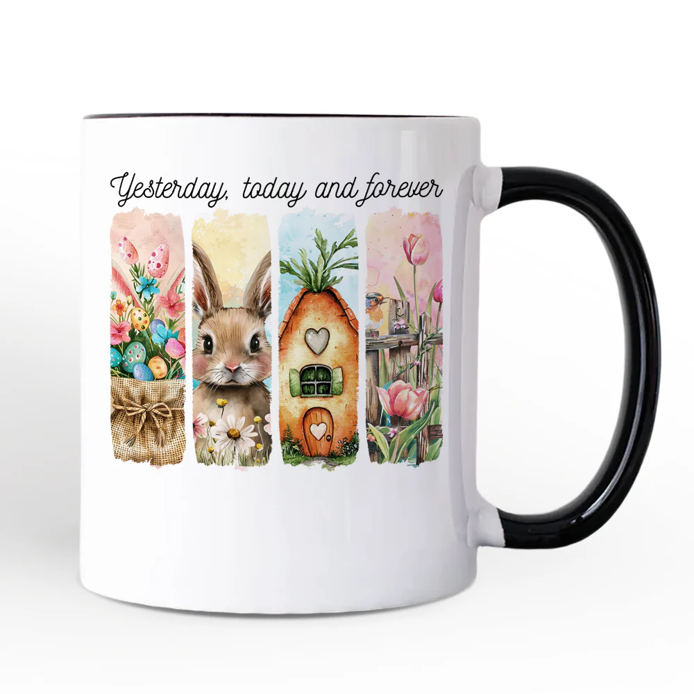 Yesterday Today Forever Ceramic Mug - Image 2