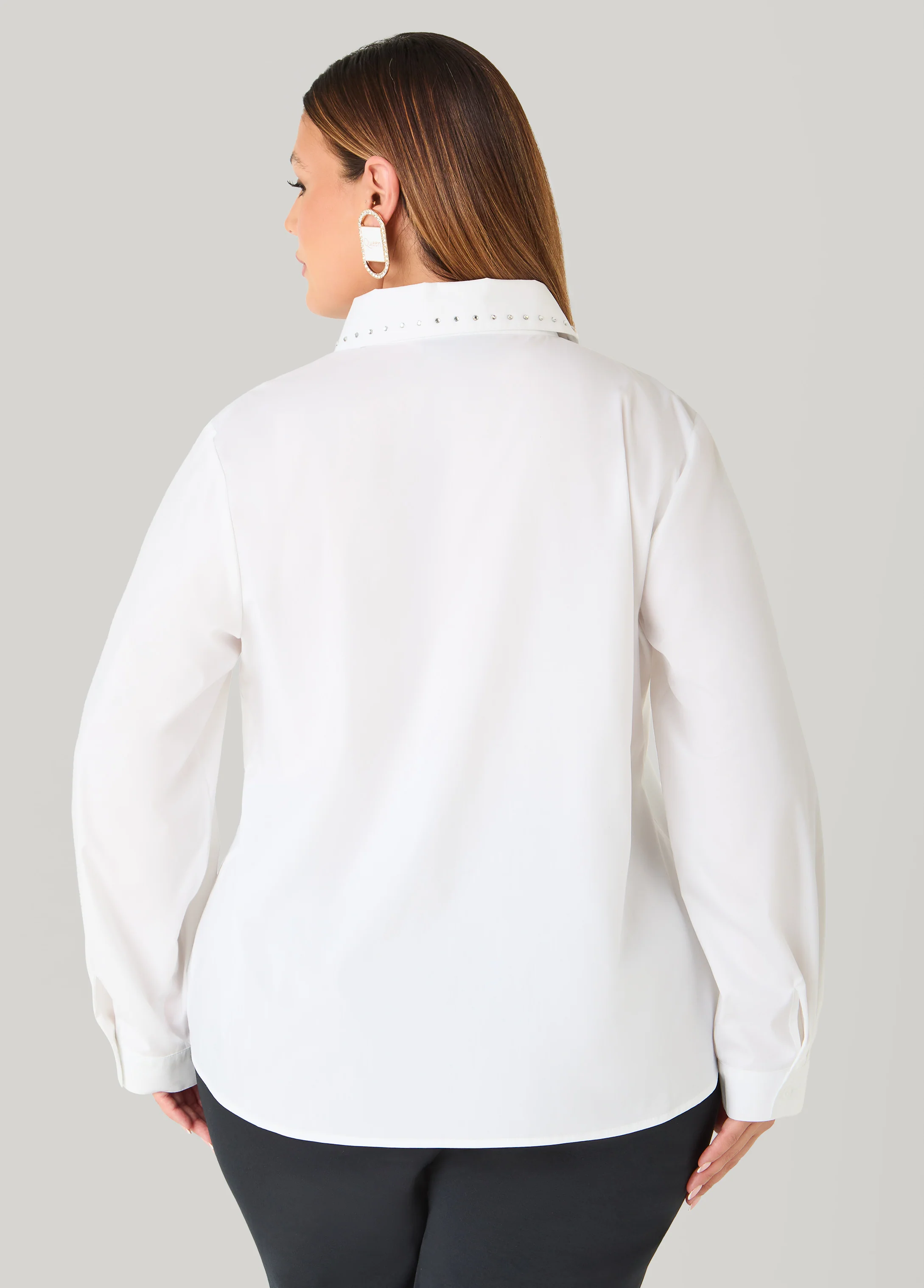 Crystal Cotton Blend Shirt - Image 2