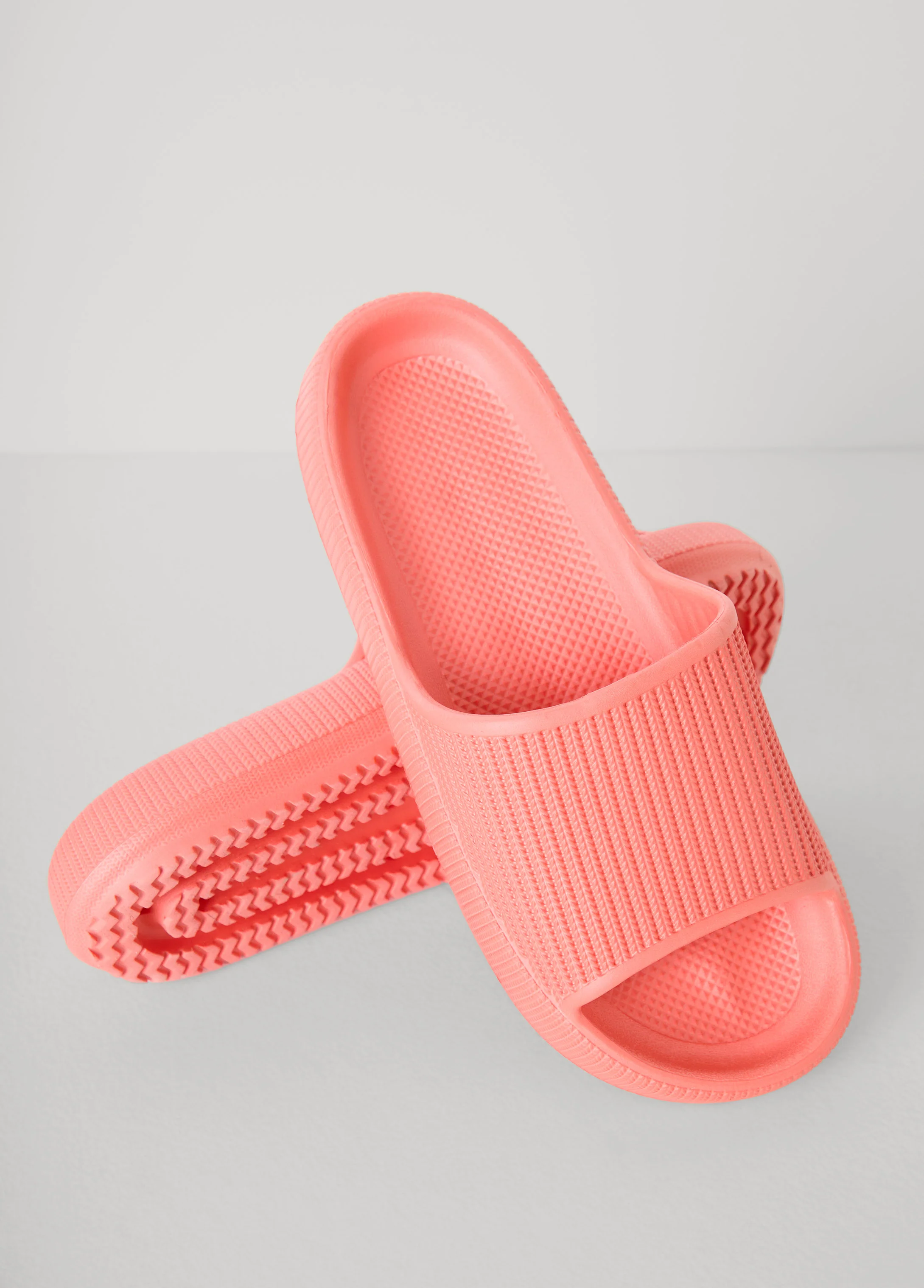 Ribbed Slip On Slides - Image 2
