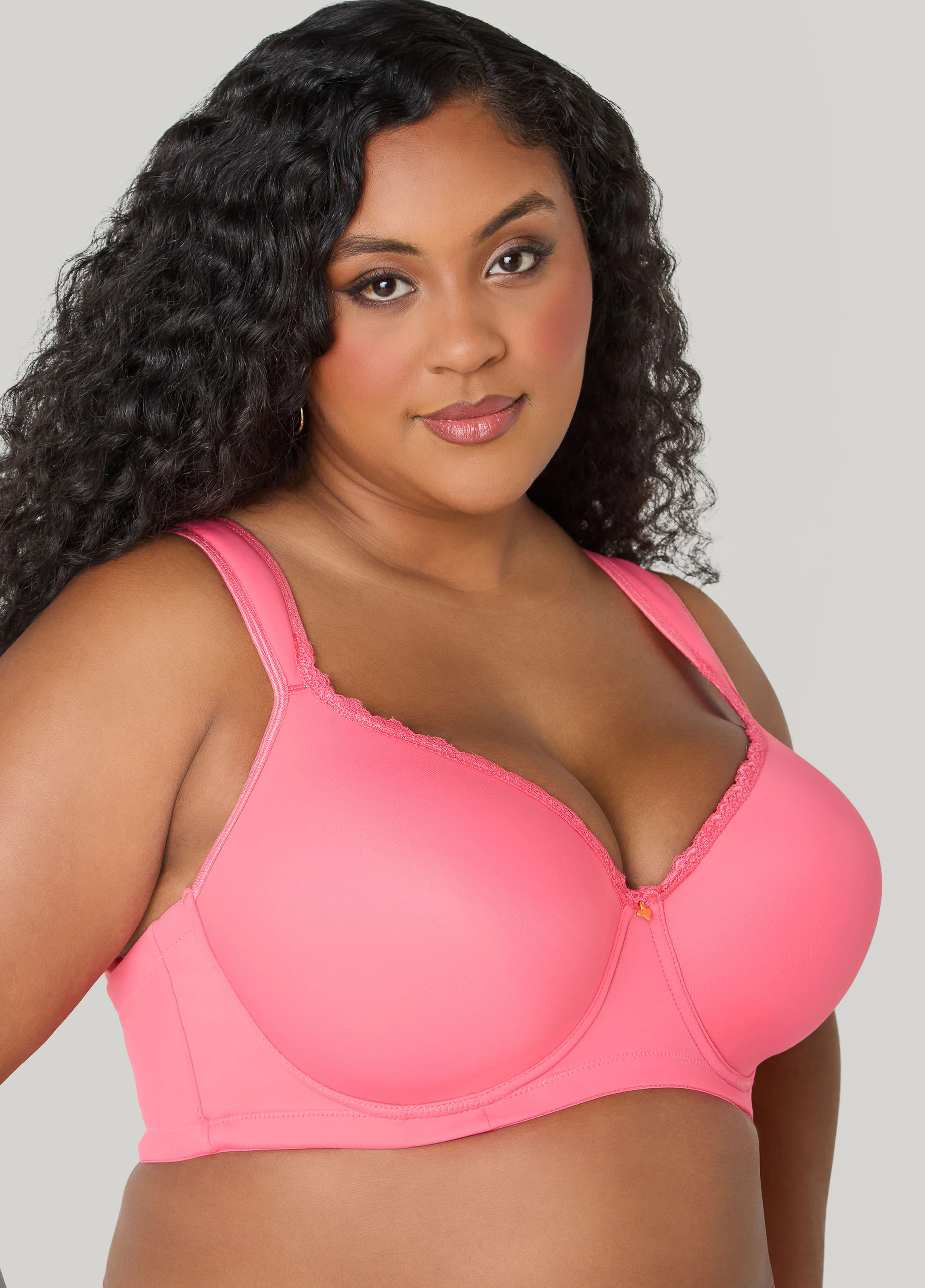 Lace Trimmed Full Coverage Butterfly Bra - Image 4