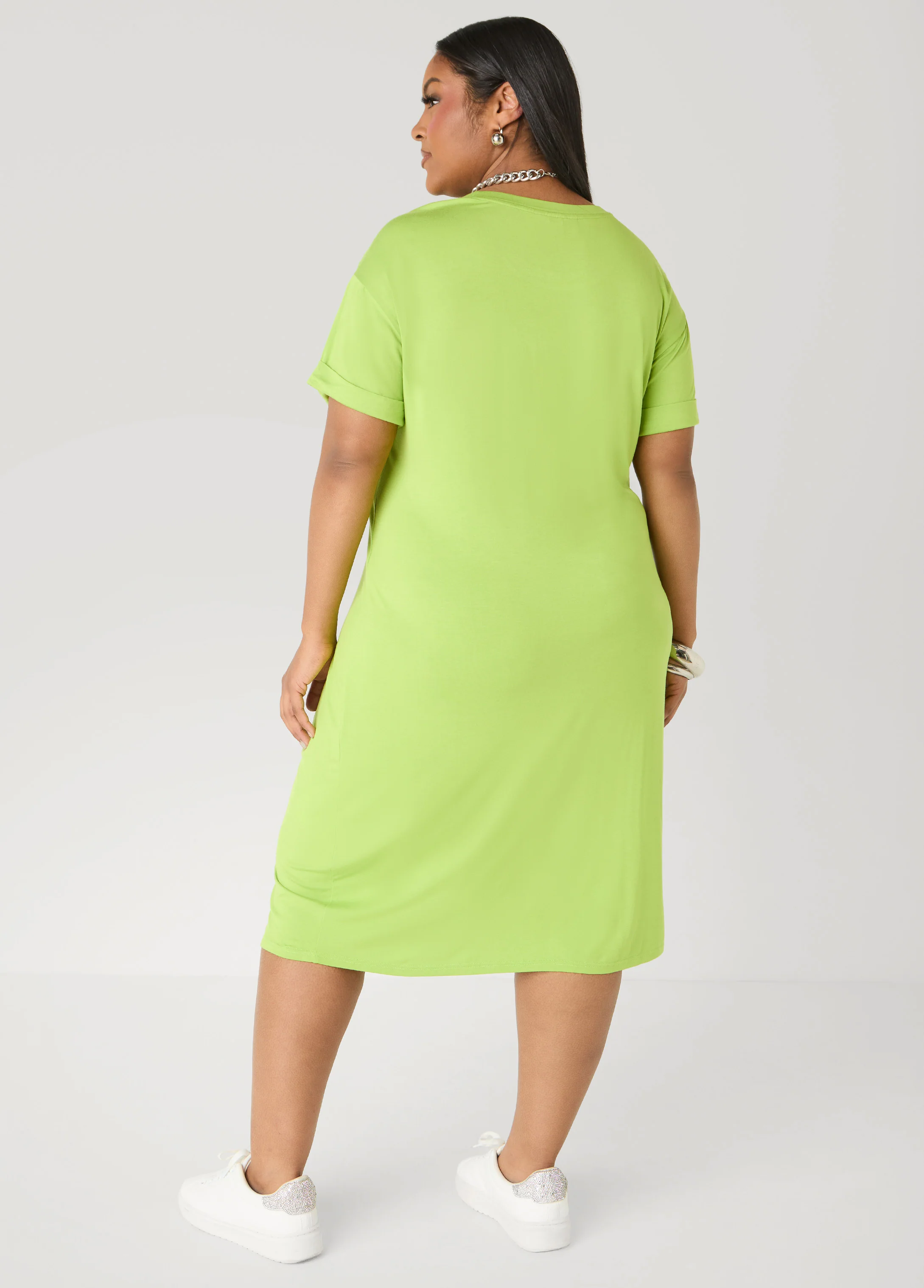 Rooted In Faith T Shirt Dress - Image 2