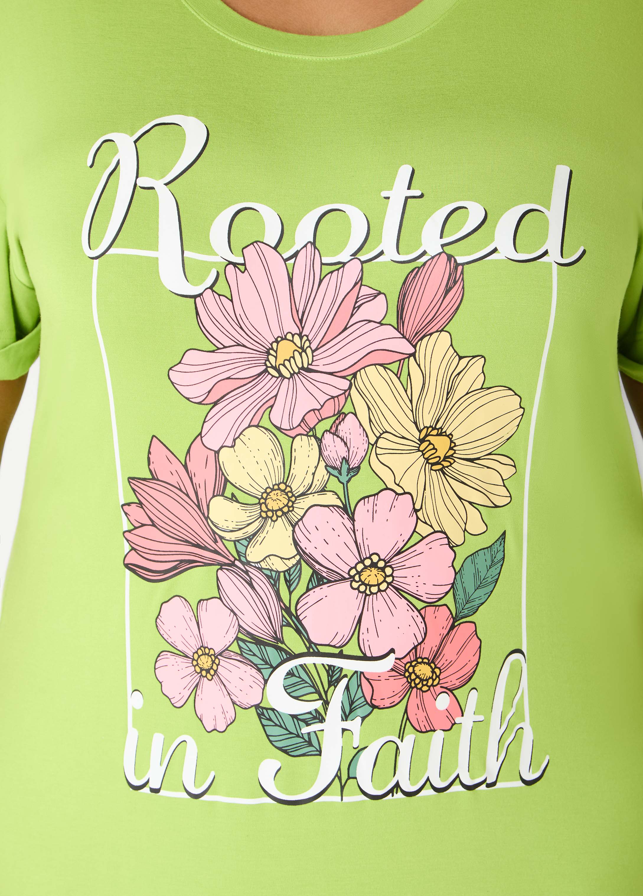 Rooted In Faith T Shirt Dress - Image 4