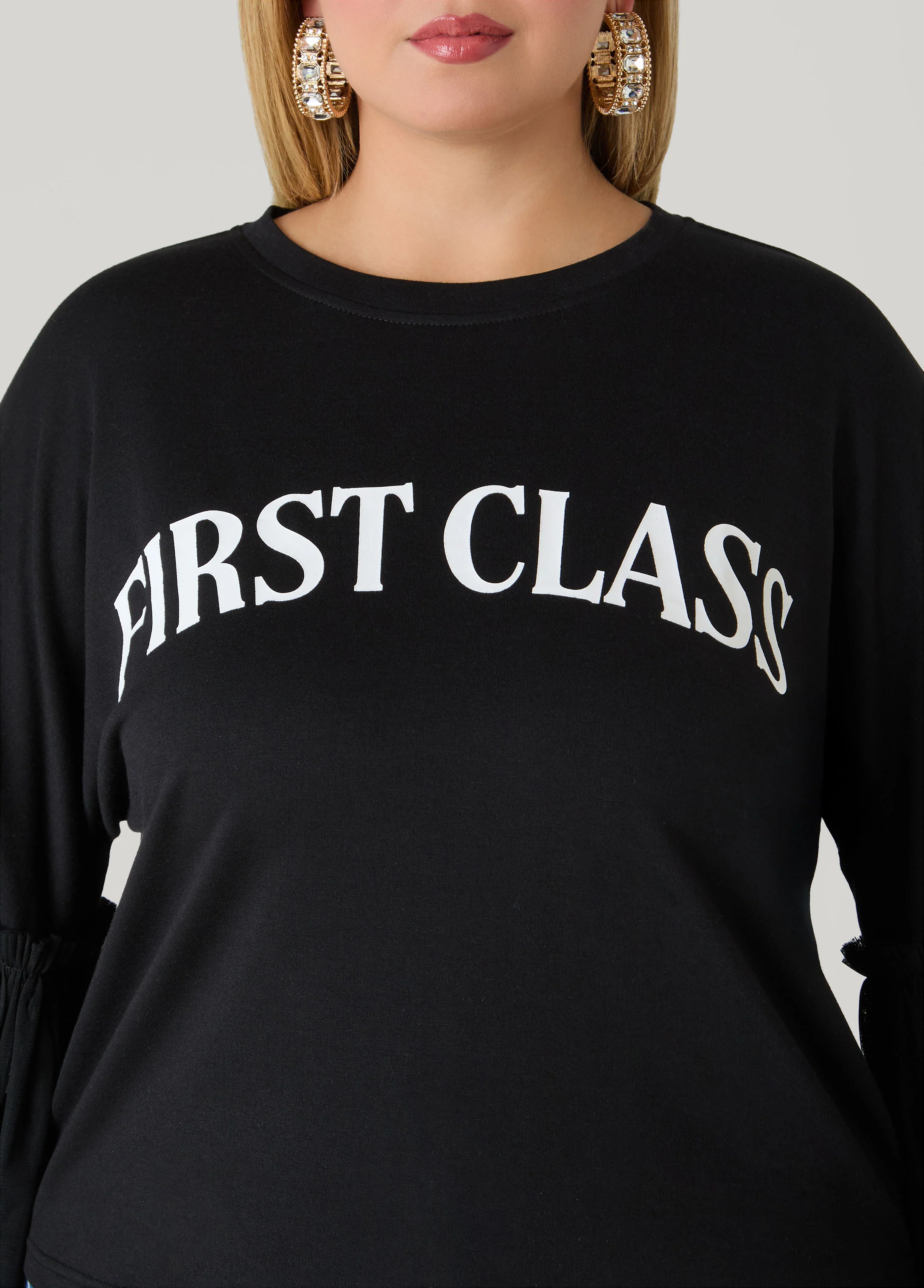 First Class Paneled Graphic Tee - Image 4