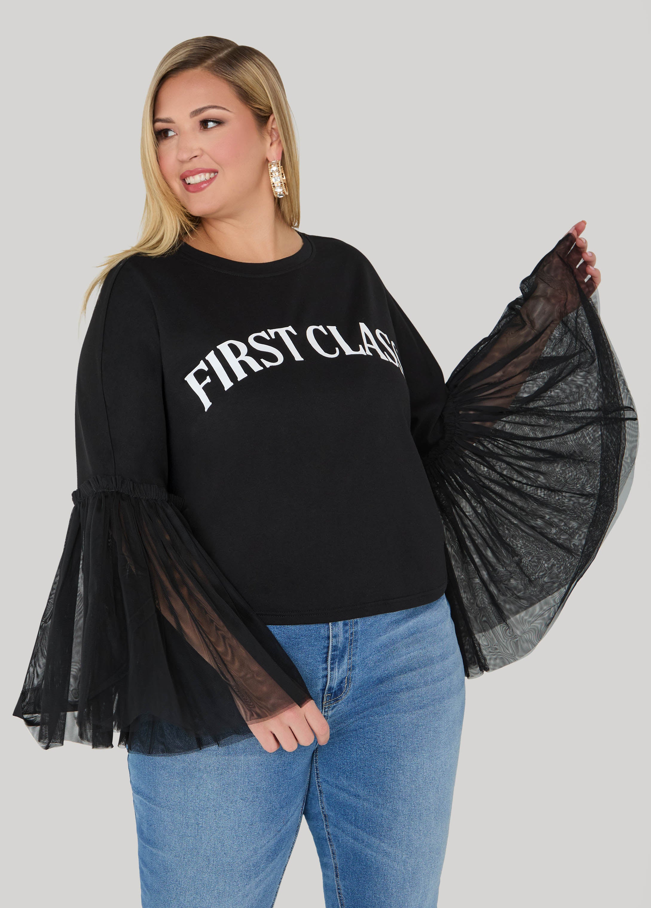 First Class Paneled Graphic Tee - Image 5