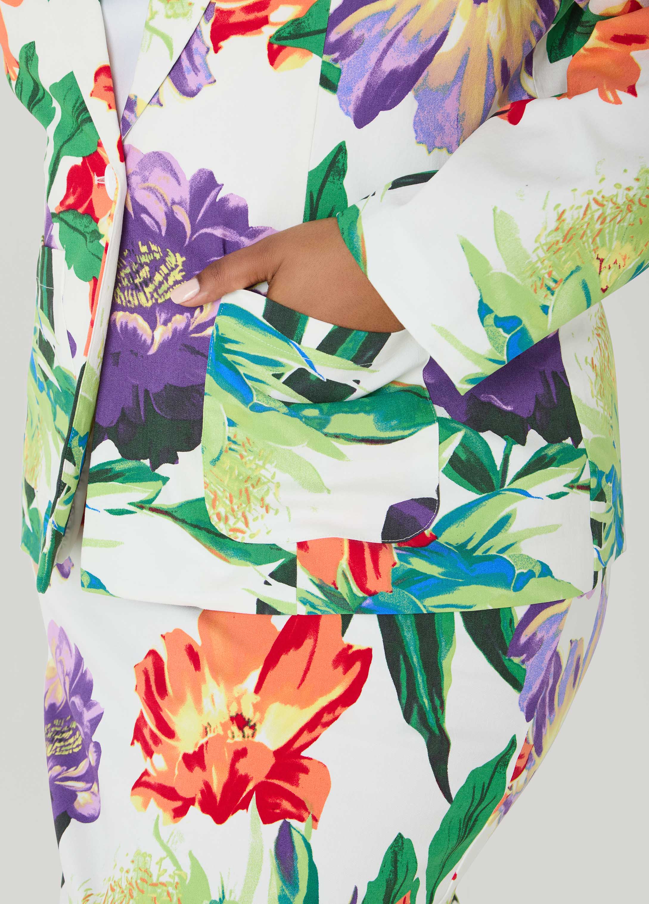 Millennium Floral Print Blazer - Image 6