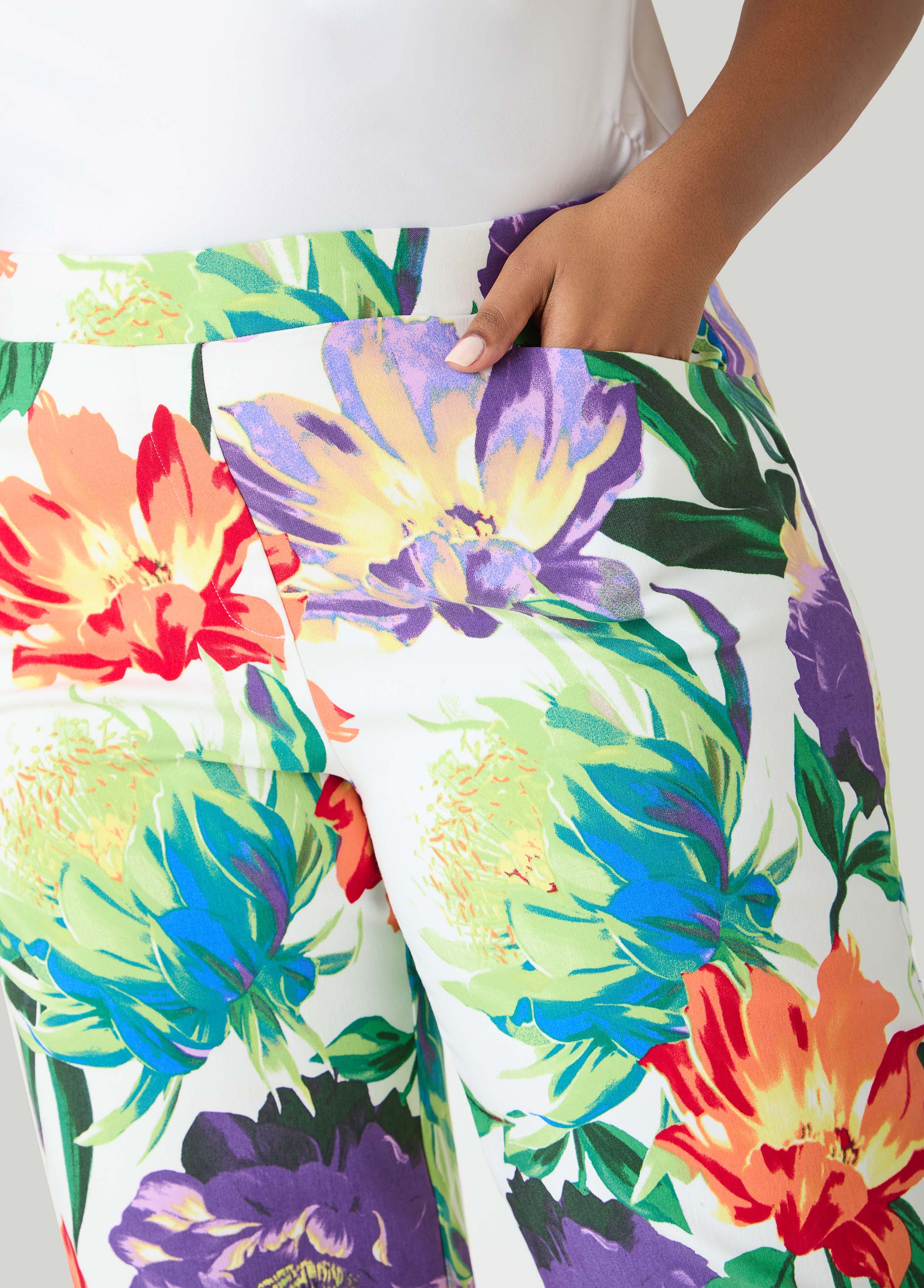 Millennium Floral Print Trousers - Image 5