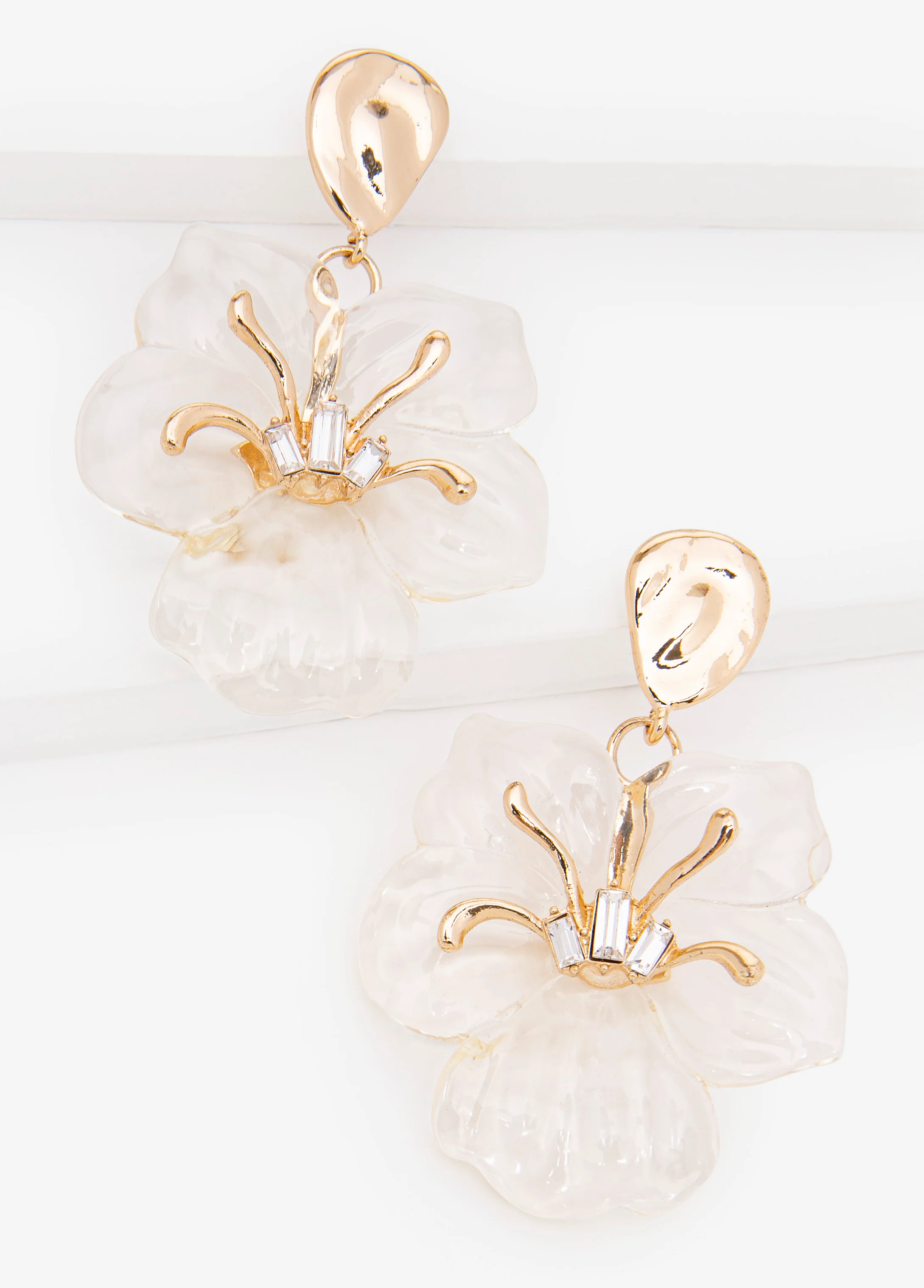Flower Drop Earrings - Image 2