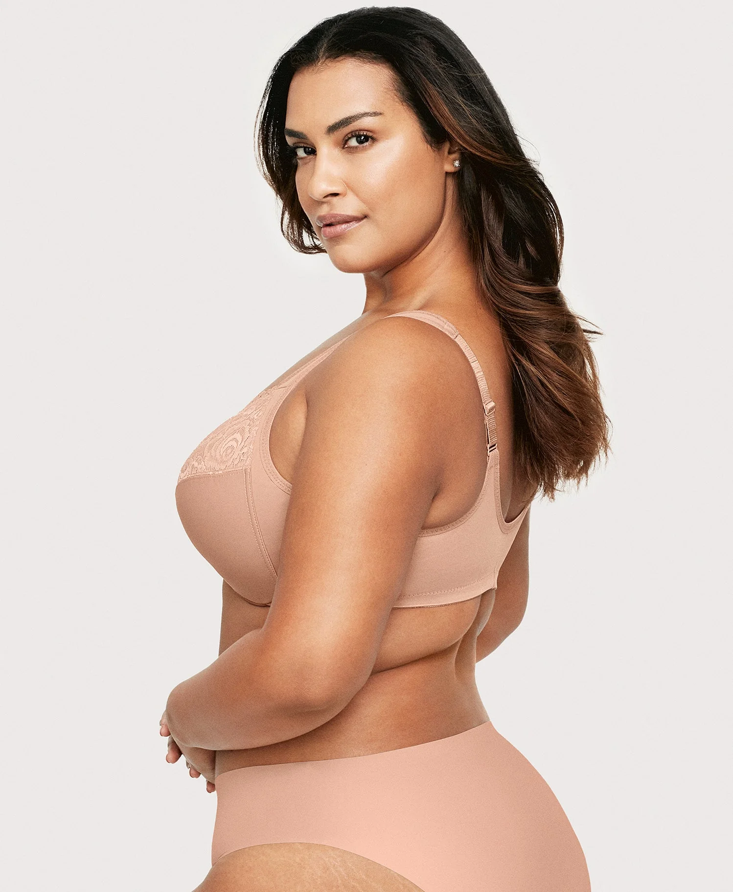 Front-Closure WonderWire Bra Cappuccino - Image 4