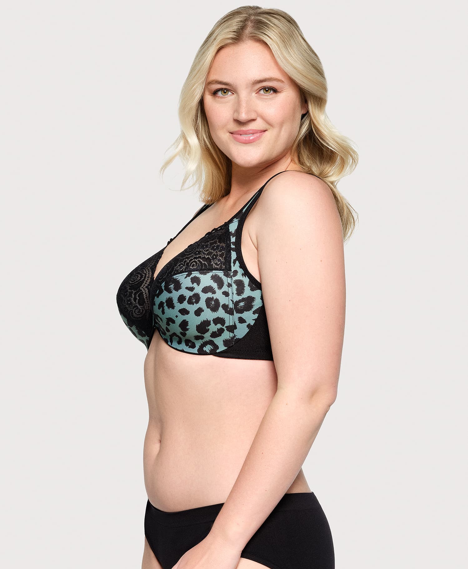 Front-Closure WonderWire Bra Centennial Leopard - Image 5