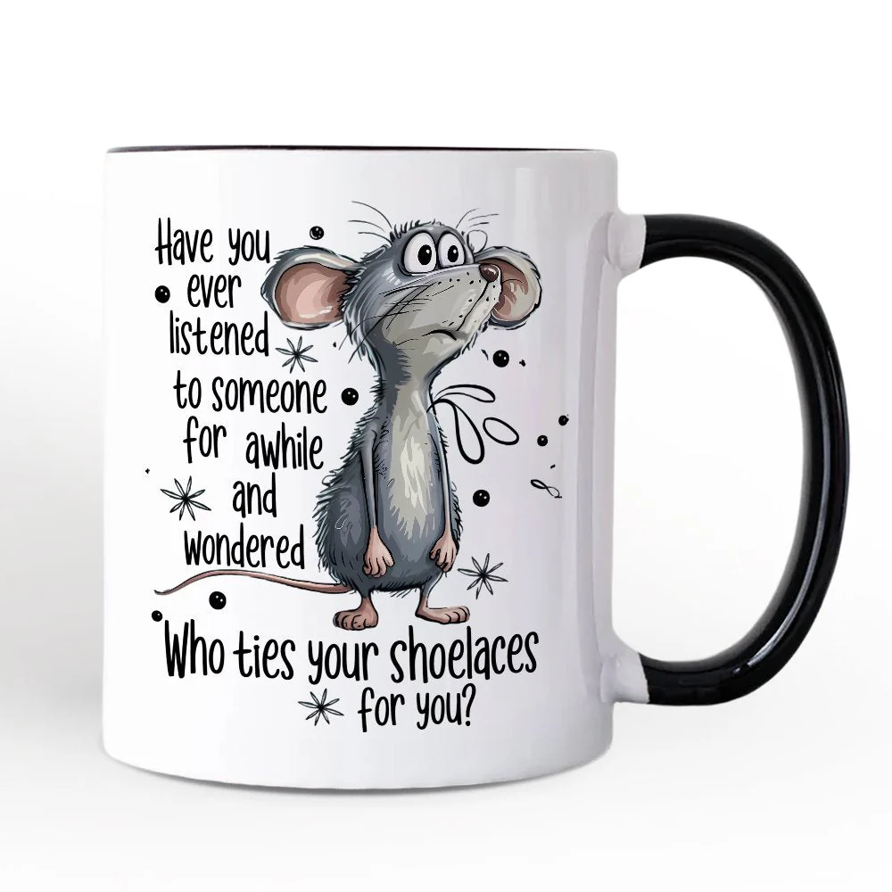 Who Ties Your Shoelaces Mug - Image 2
