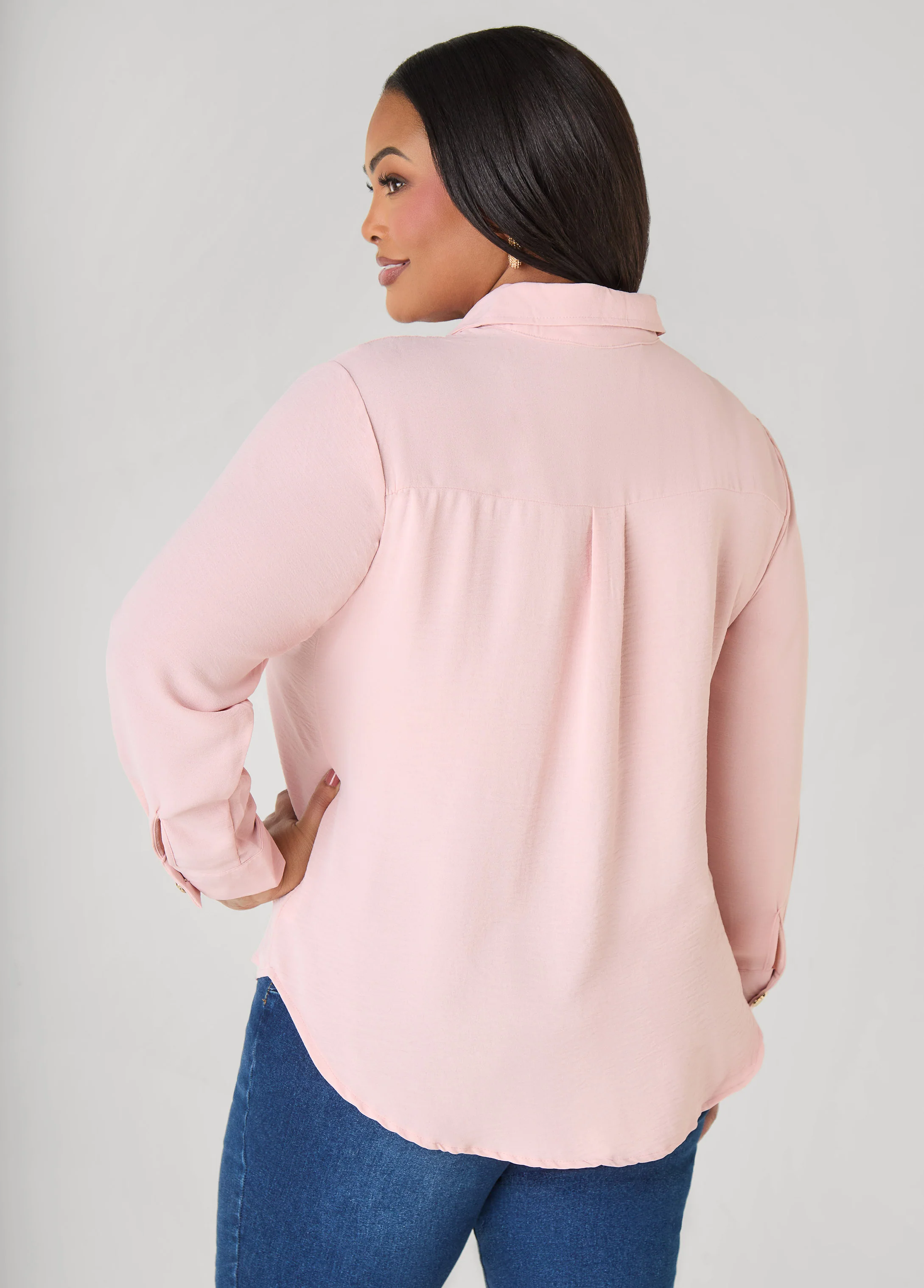 Button Embellished Textured Shirt - Image 14