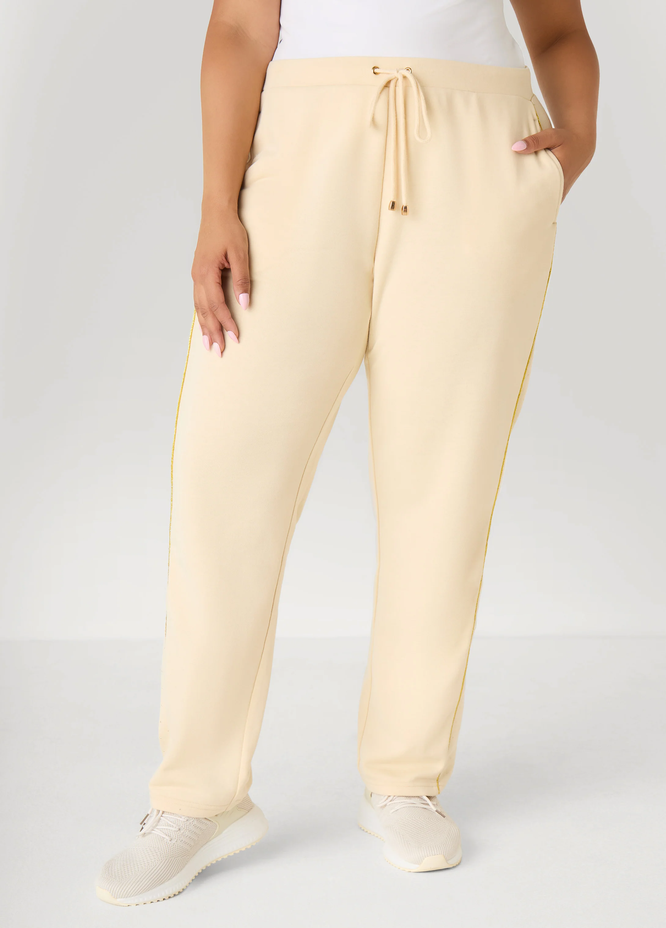 Studded French Terry Pants - Image 4