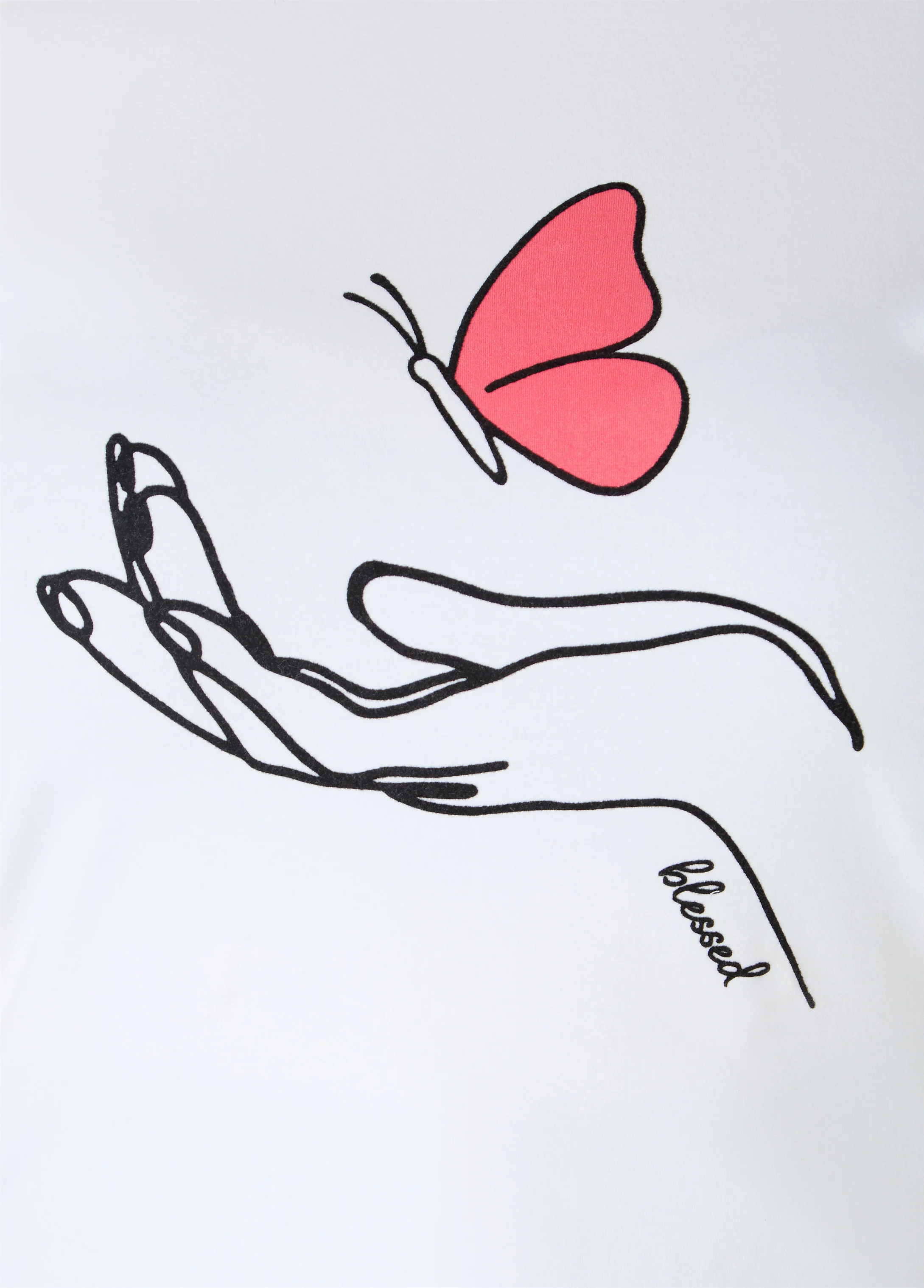 Butterfly Graphic Jersey Tee - Image 4