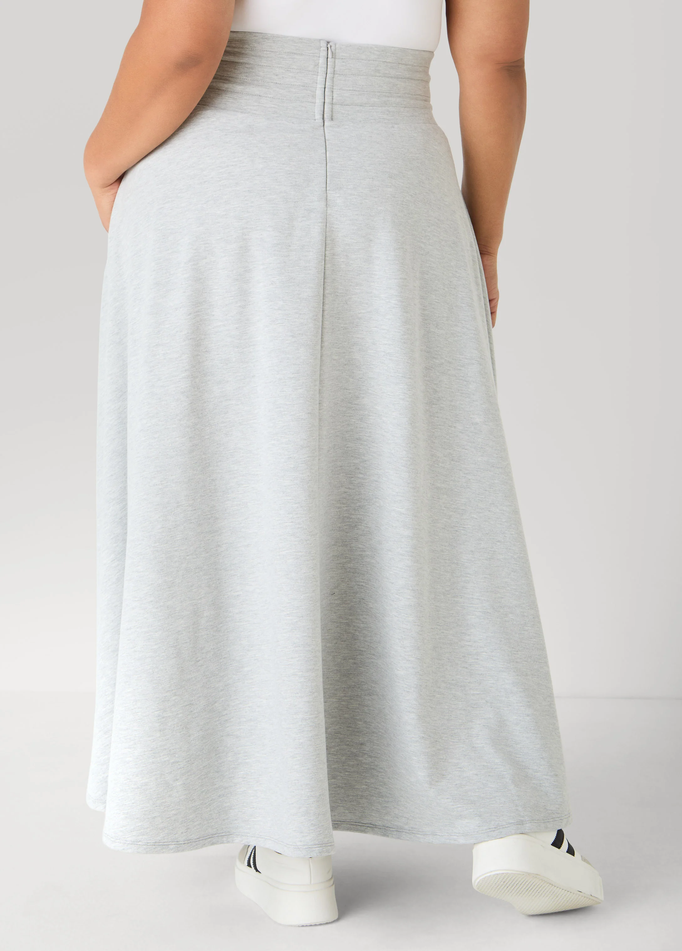 Side Split Drawstring Maxi Skirt - Image 9