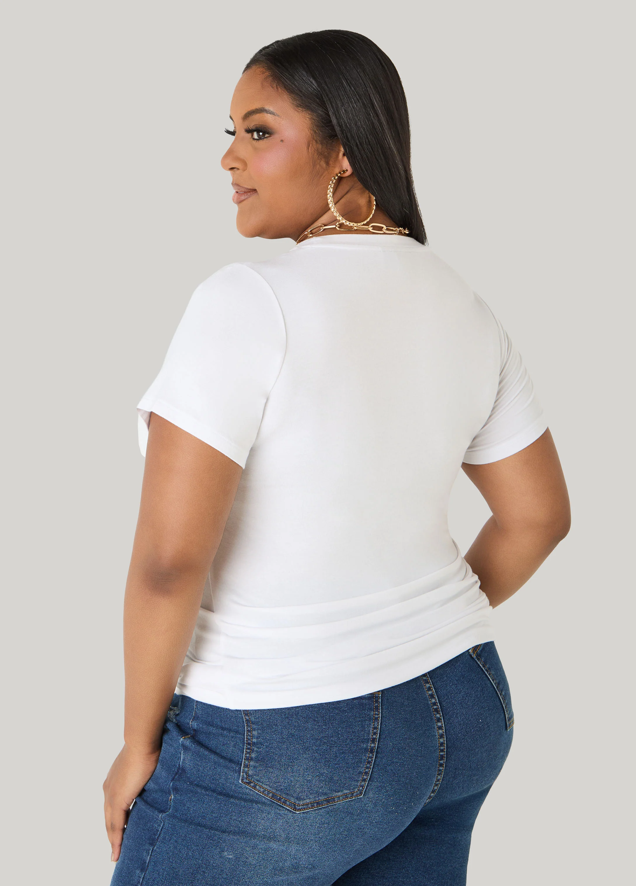 Iconic Glittered Graphic Tee - Image 2