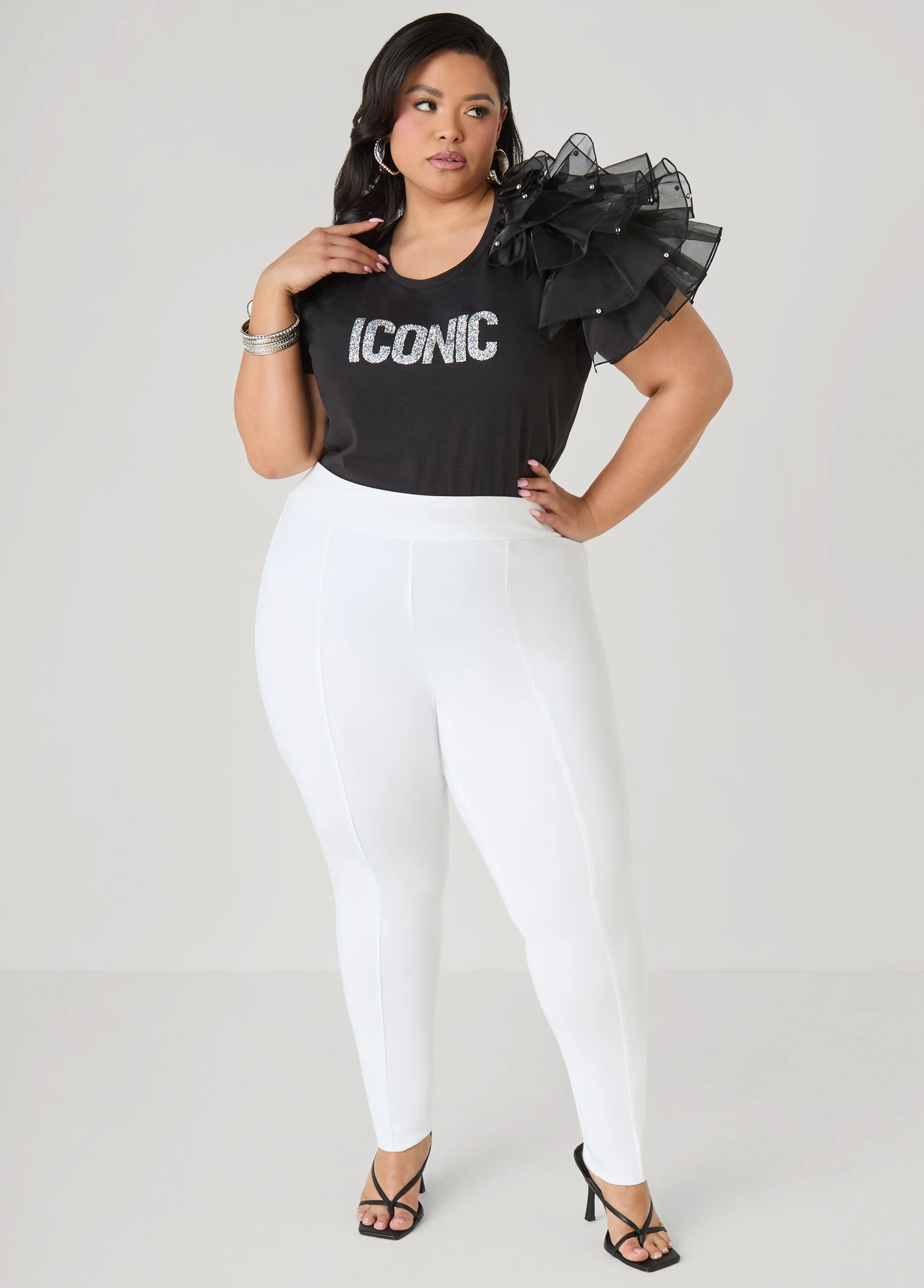Iconic Organza Paneled Top - Image 3