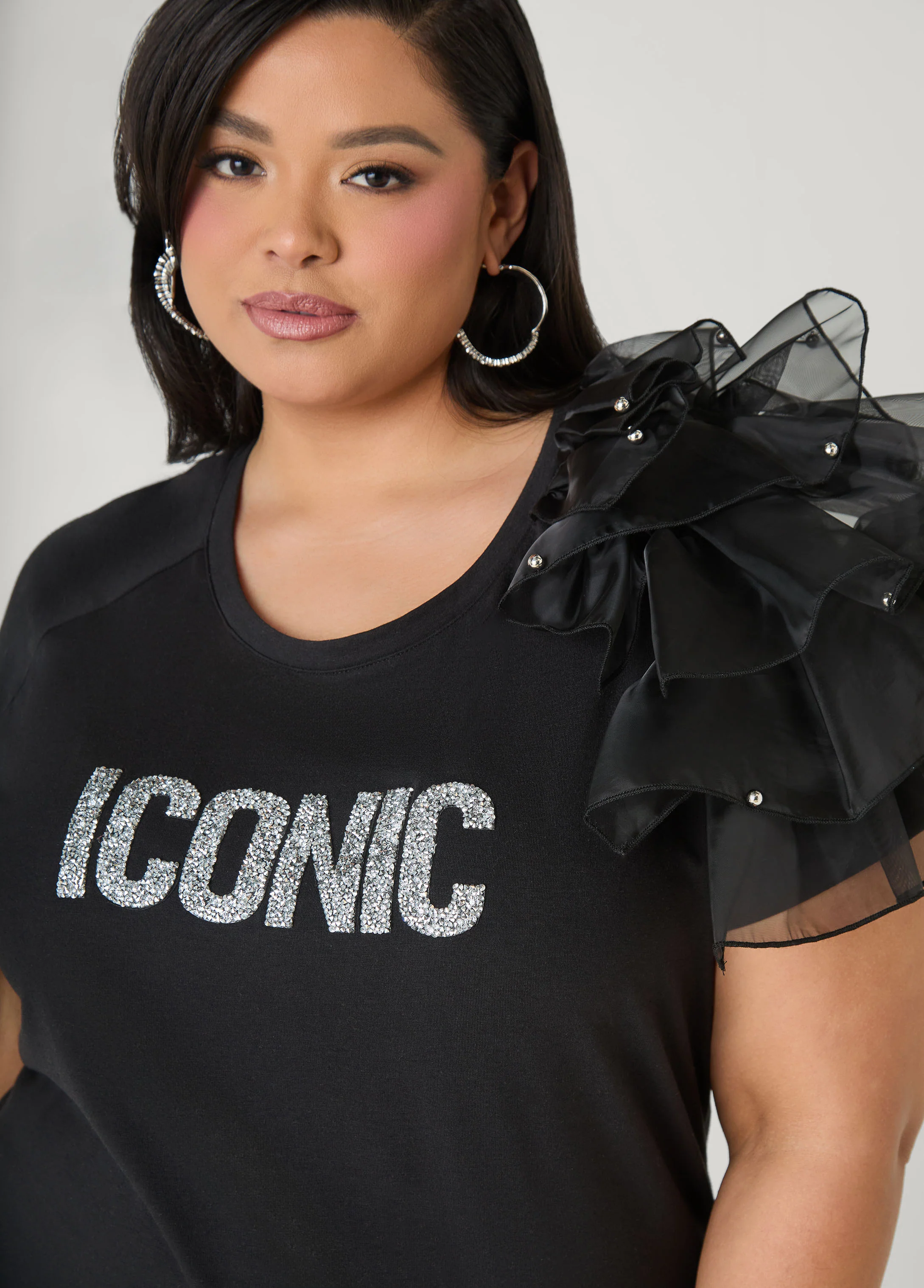 Iconic Organza Paneled Top - Image 4