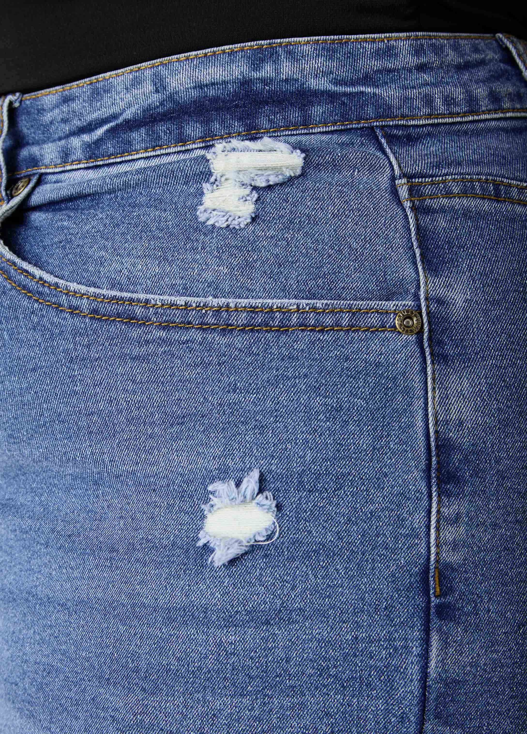Fearless Distressed Denim Shorts - Image 9