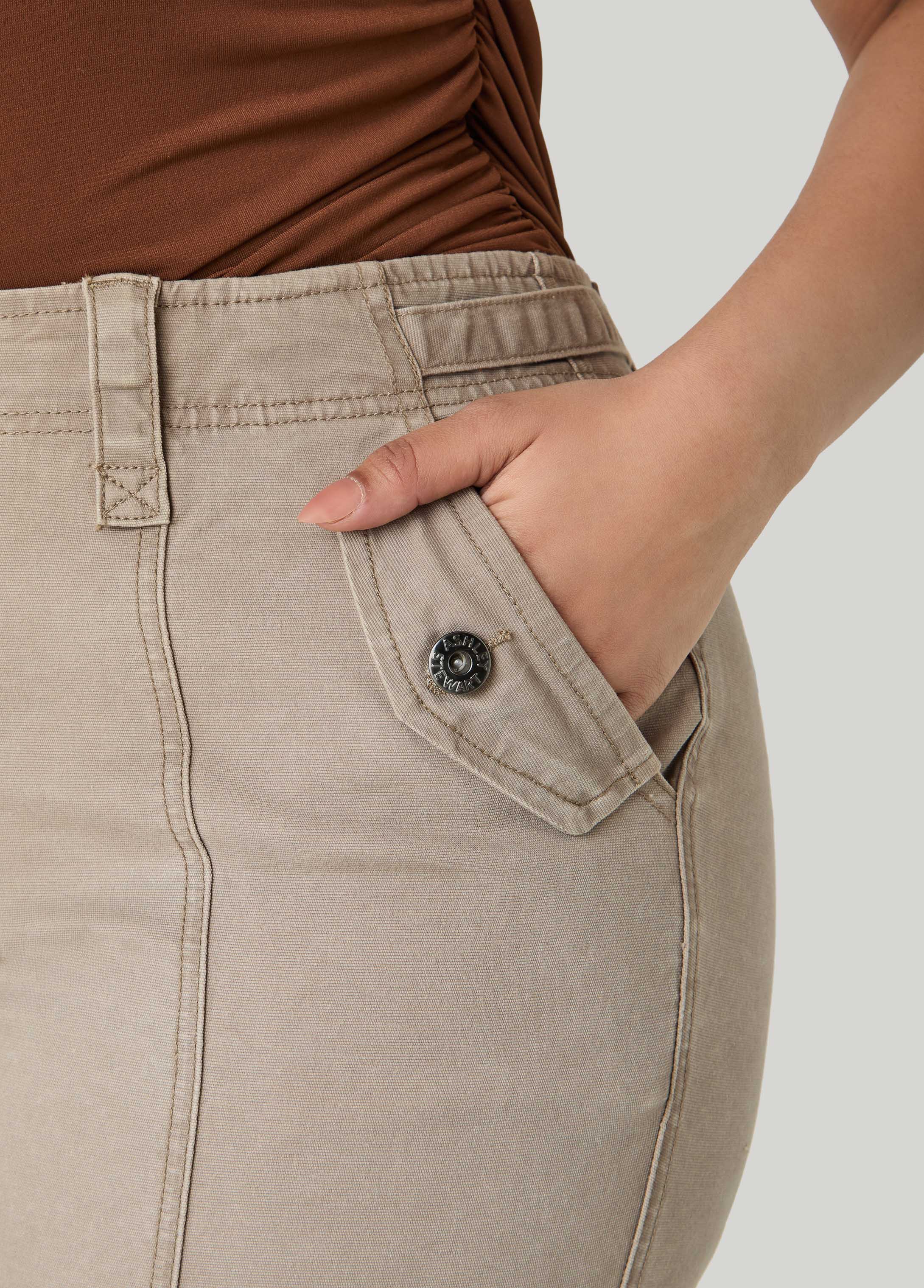 Flap Pocket Skinny Jeans - Image 4