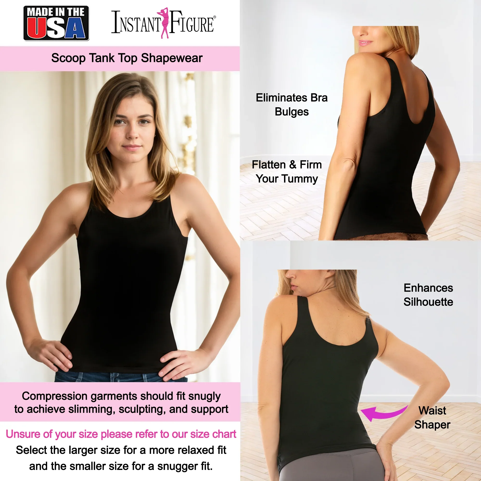 InstantFigure Compression Shapewear Tank - Image 5
