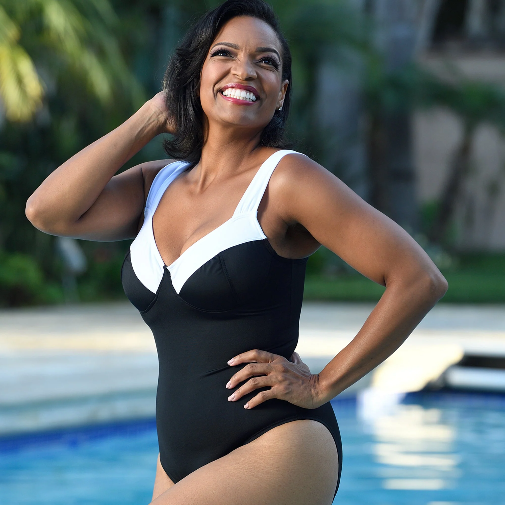 InstantFigure Knotted Swimsuit - Image 4