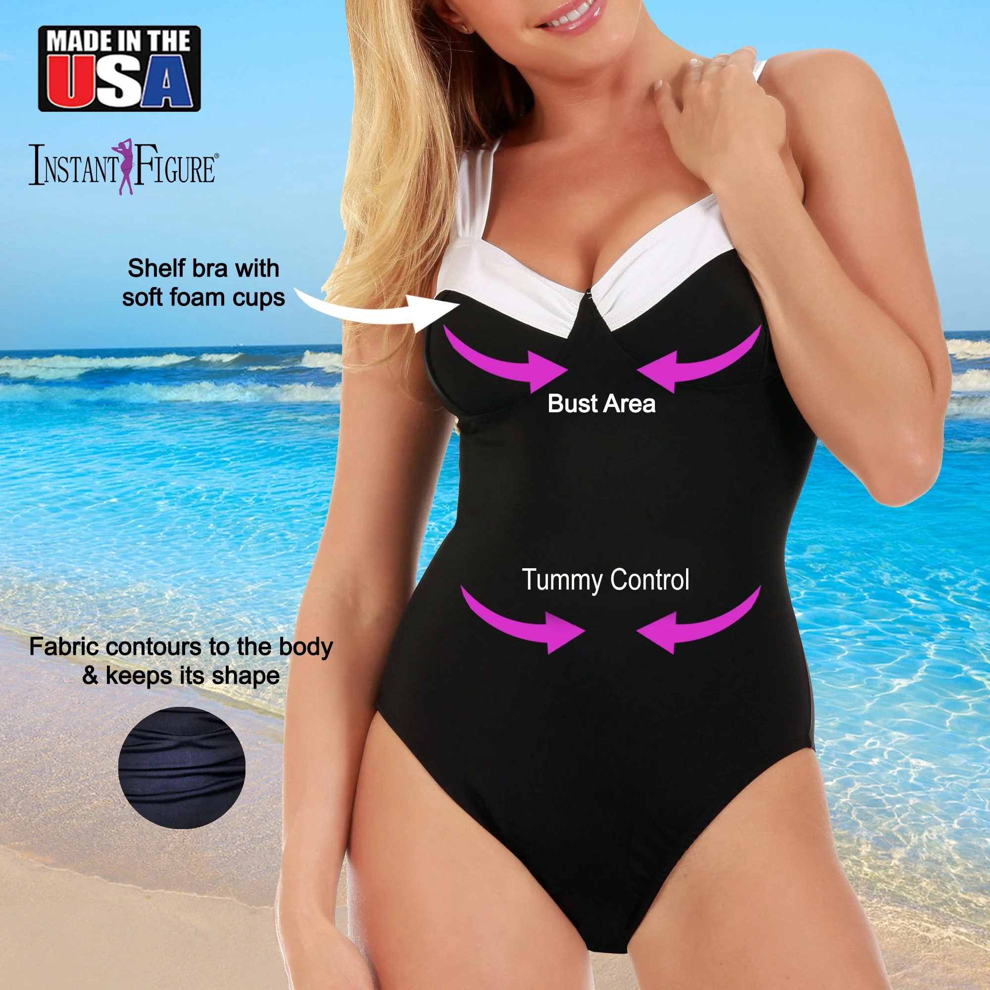 InstantFigure Knotted Swimsuit - Image 6
