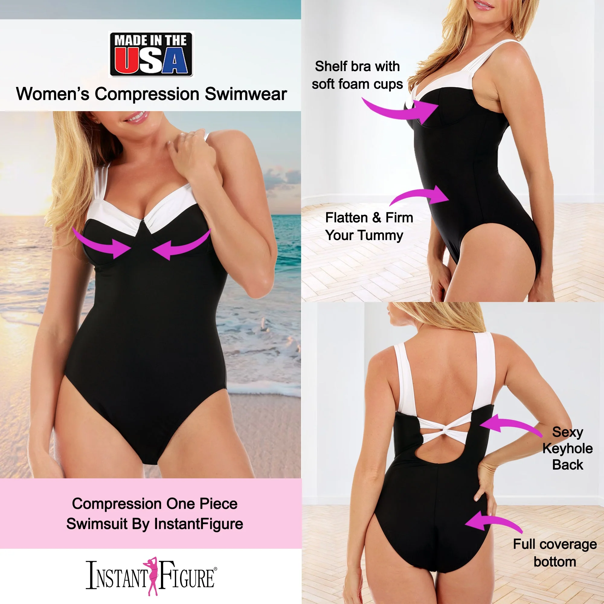 InstantFigure Knotted Swimsuit - Image 8