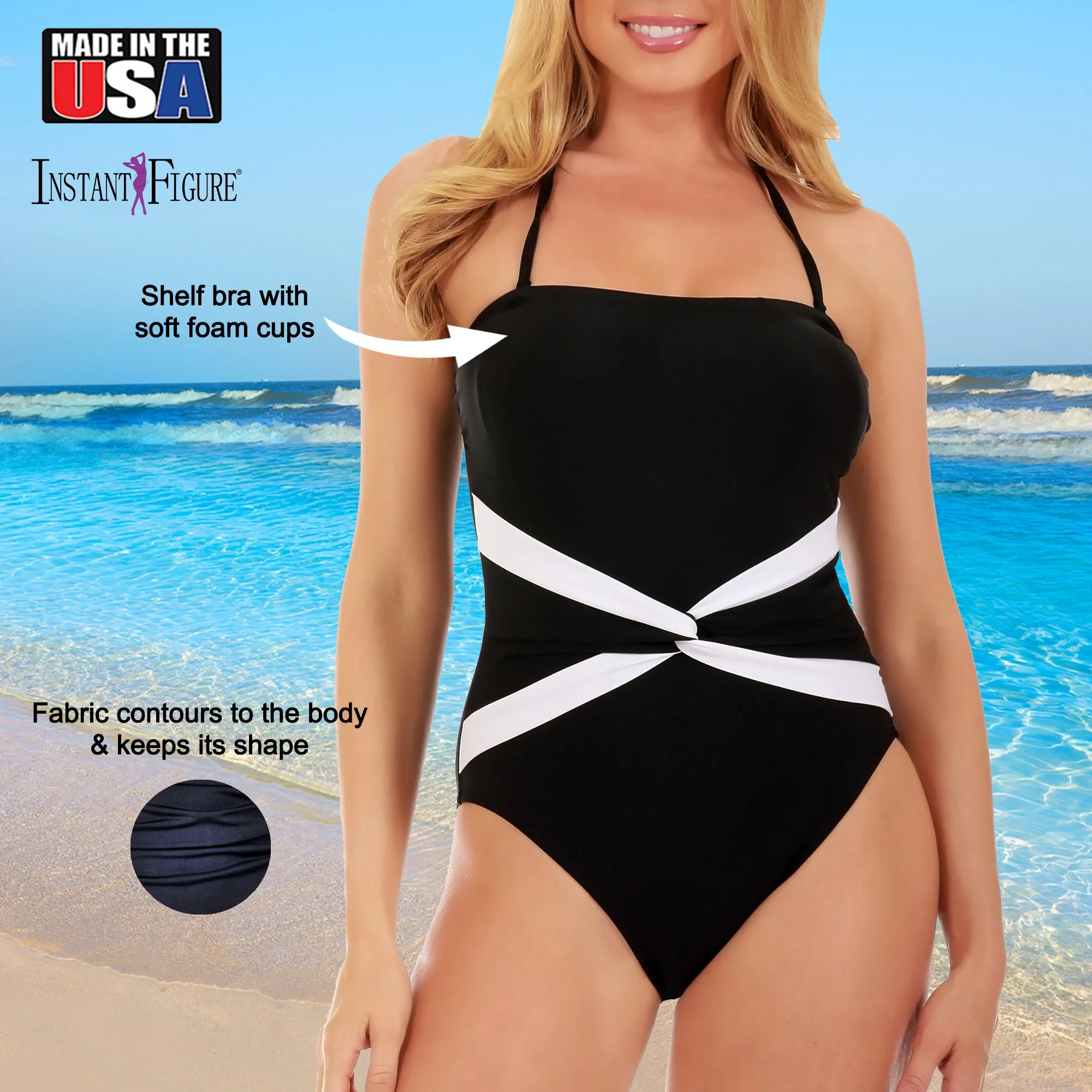 InstantFigure Twist Front Swimsuit - Image 6