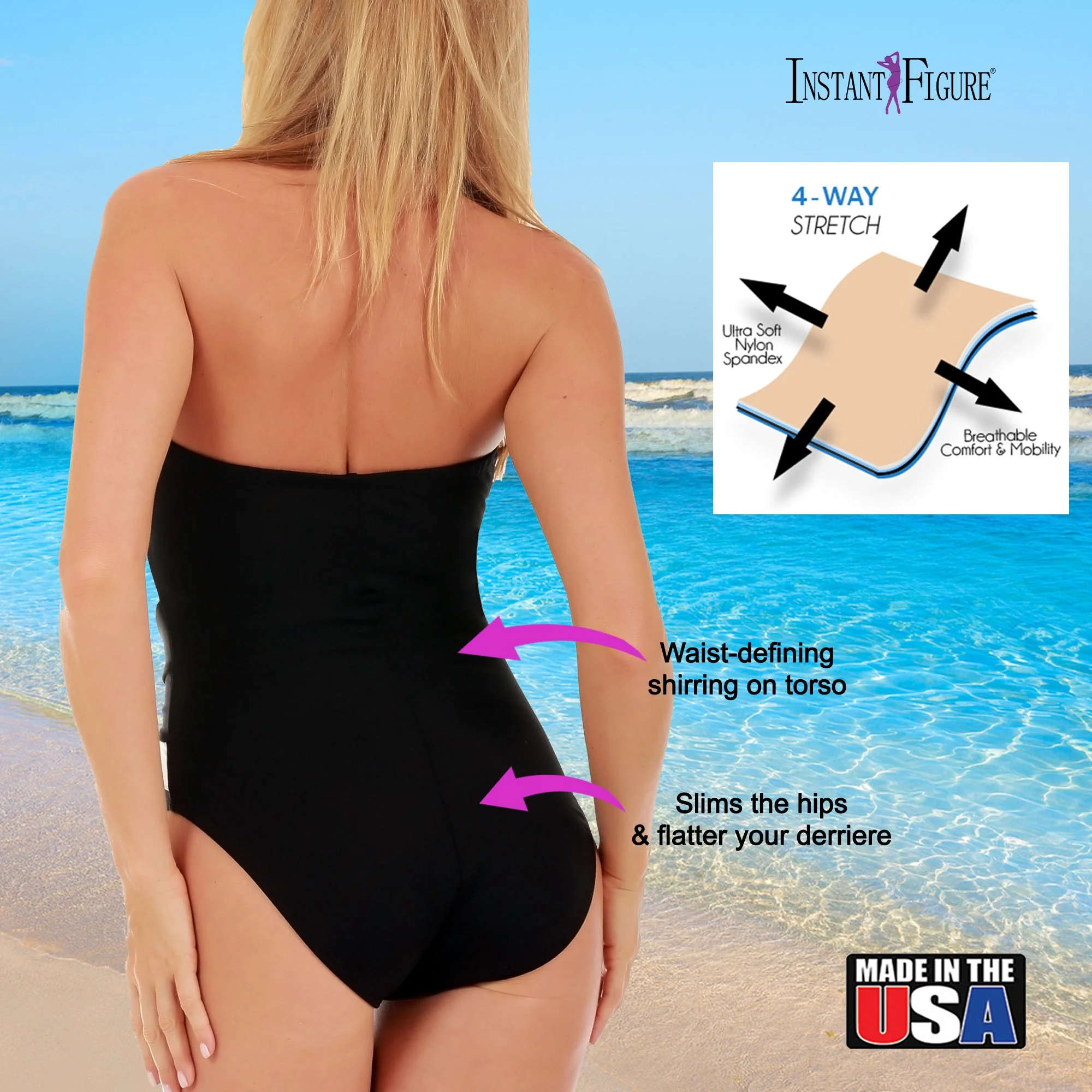 InstantFigure Twist Front Swimsuit - Image 7