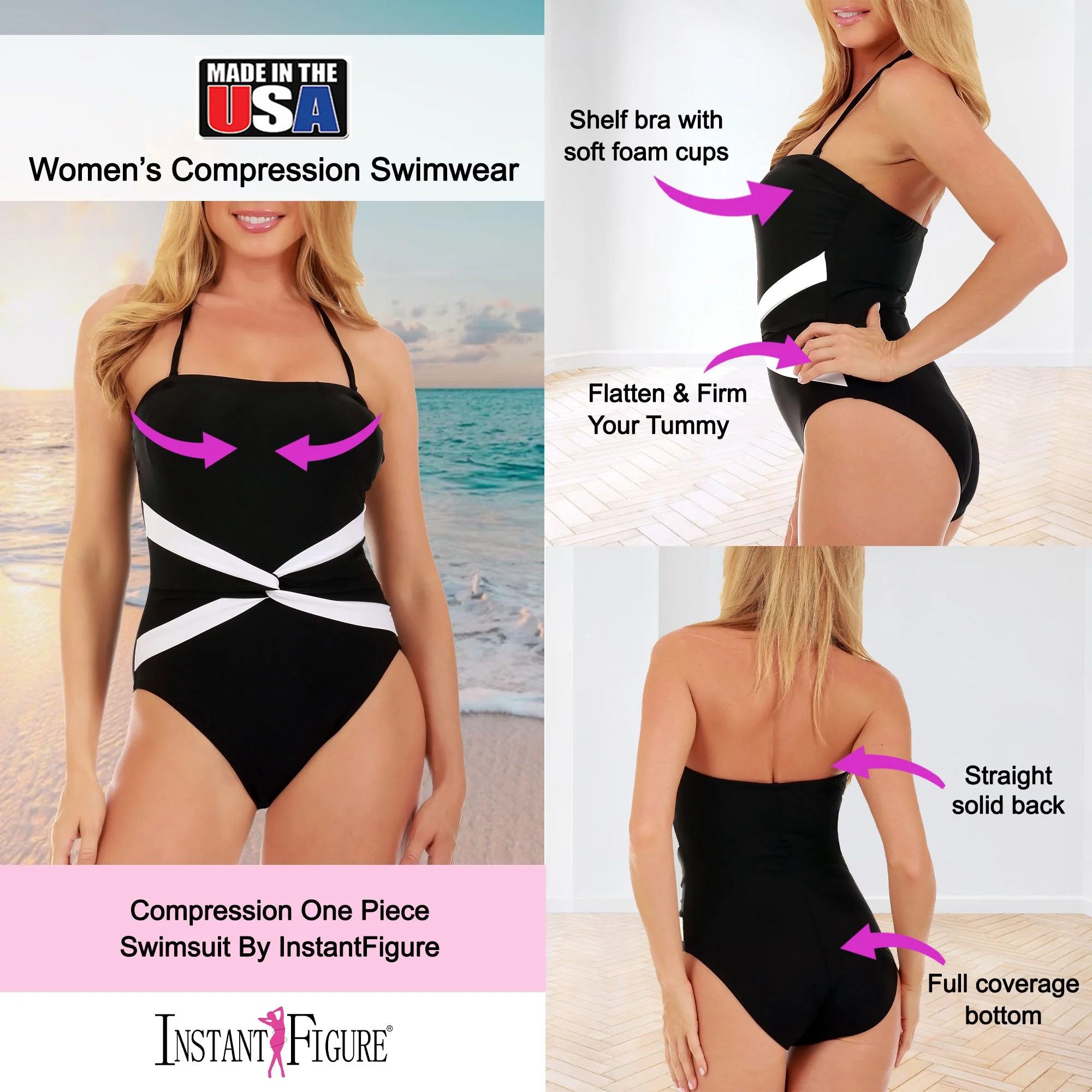 InstantFigure Twist Front Swimsuit - Image 8