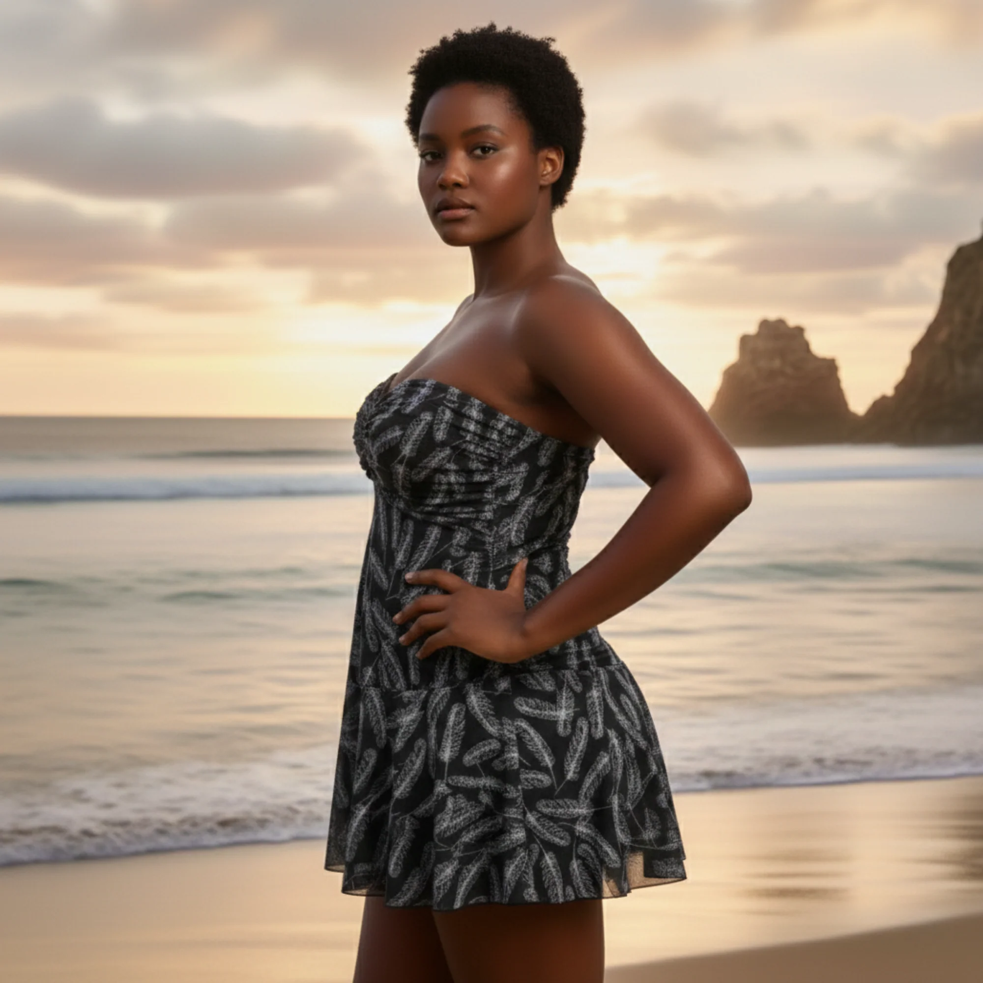 InstantFigure Feathers Swimdress - Image 2