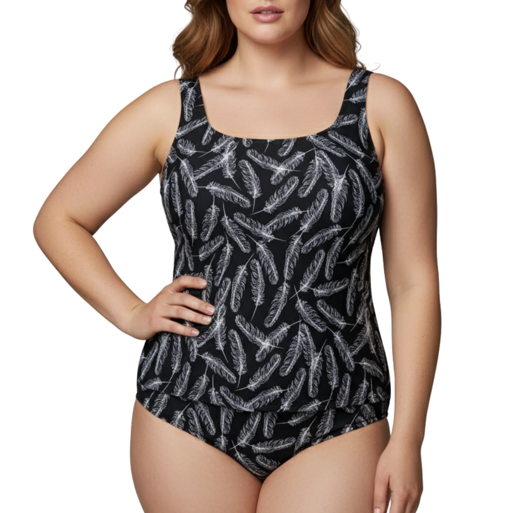 InstantFigure Feathers Tankini Top - Image 10