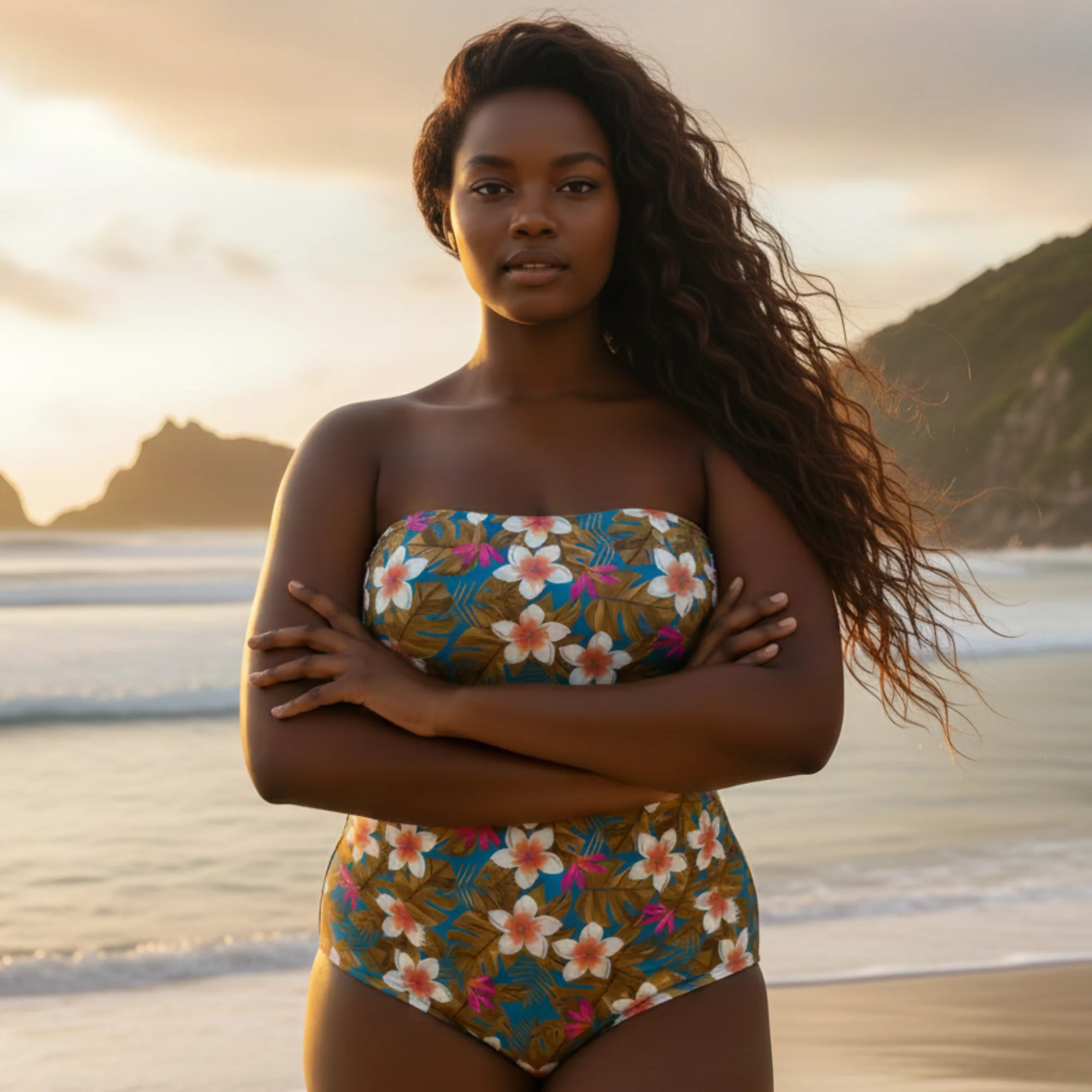 InstantFigure Hawaii Bandeau Swimsuit - Image 2