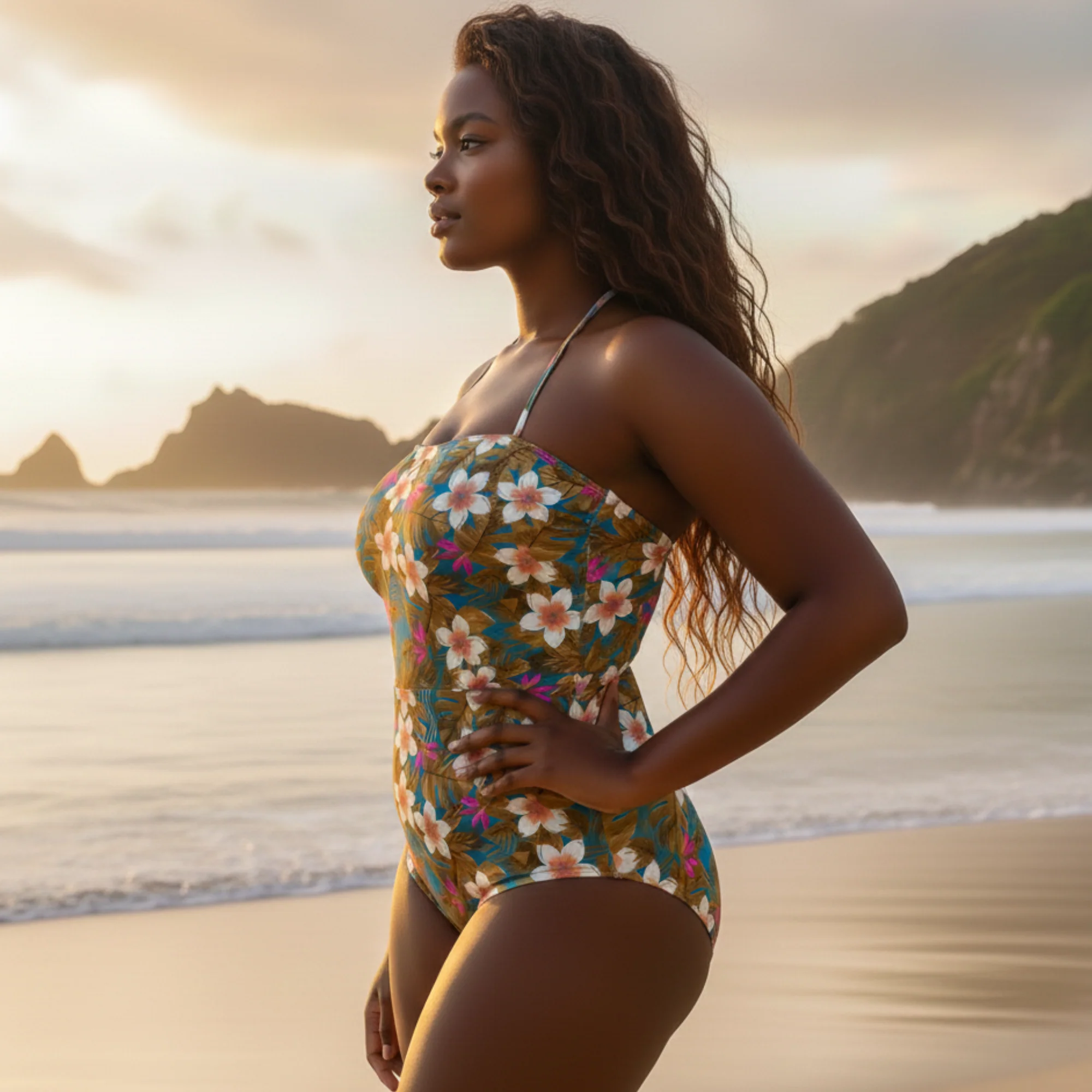 InstantFigure Hawaii Bandeau Swimsuit - Image 3
