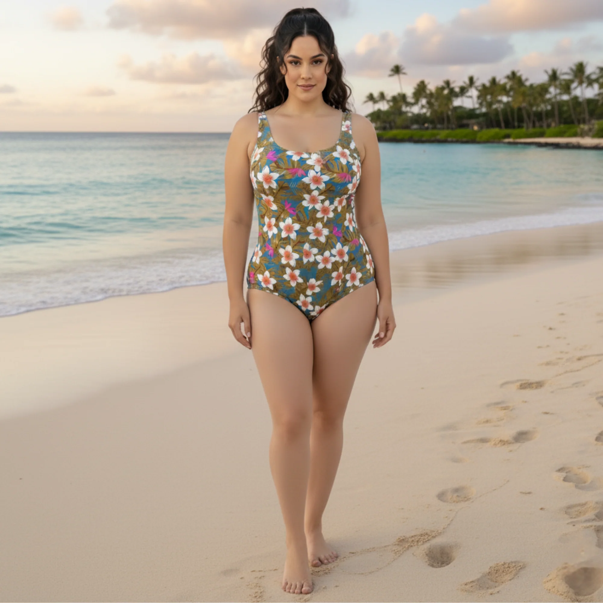 InstantFigure Hawaii Scoop Back Swimsuit - Image 3
