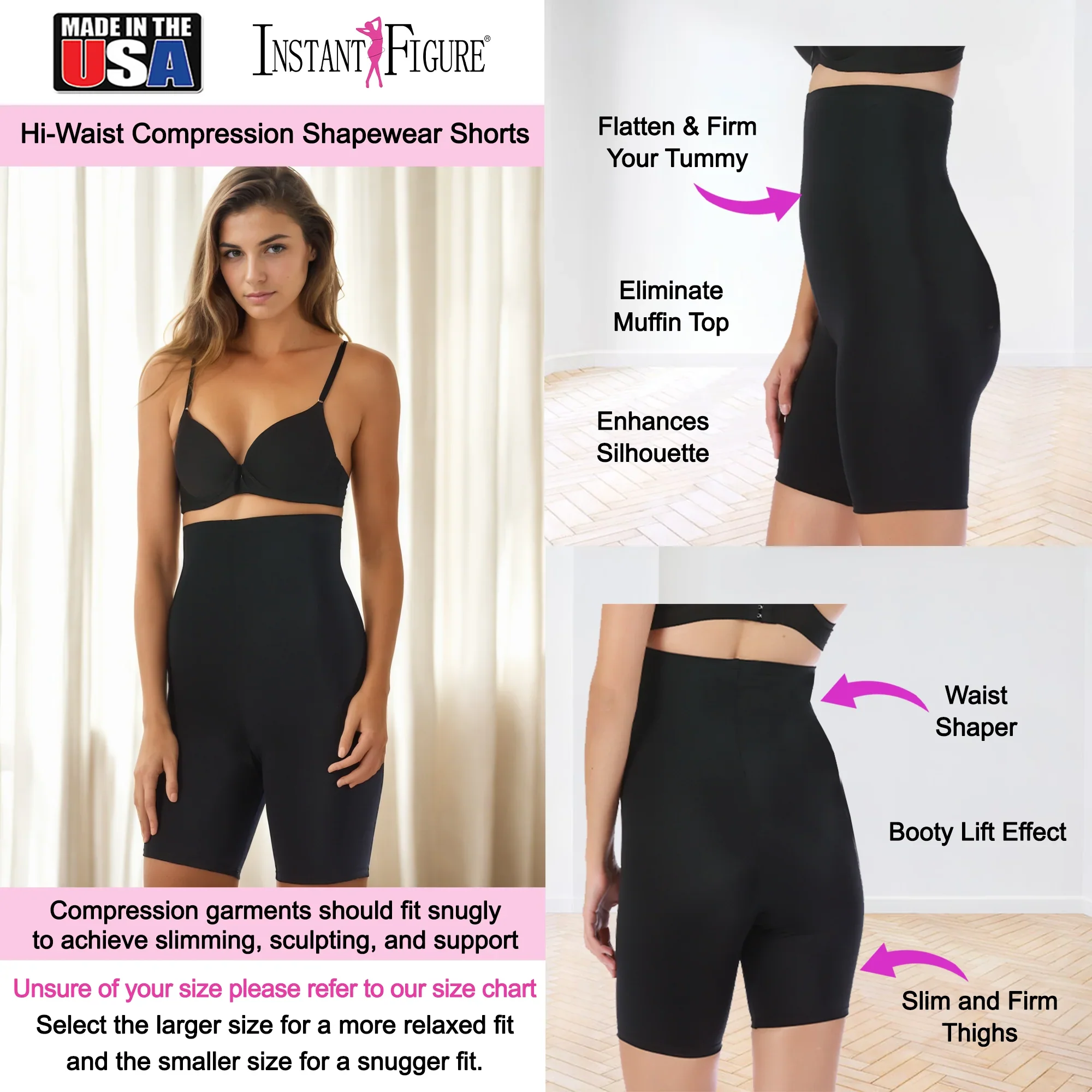 InstantFigure Compression Shorts - Image 7
