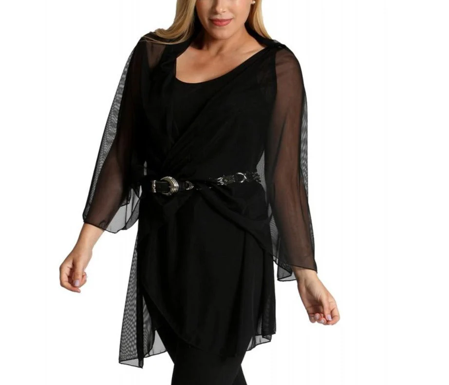 InstantFigure Short Mesh Coverup - Image 3